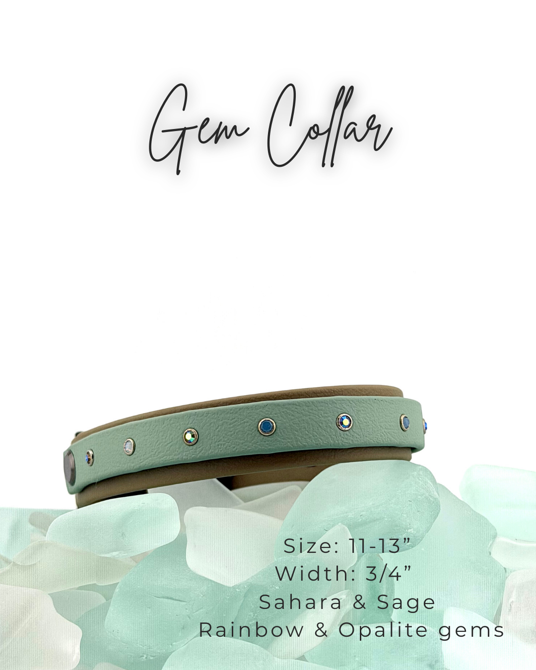 Gem Collar: 11-13"