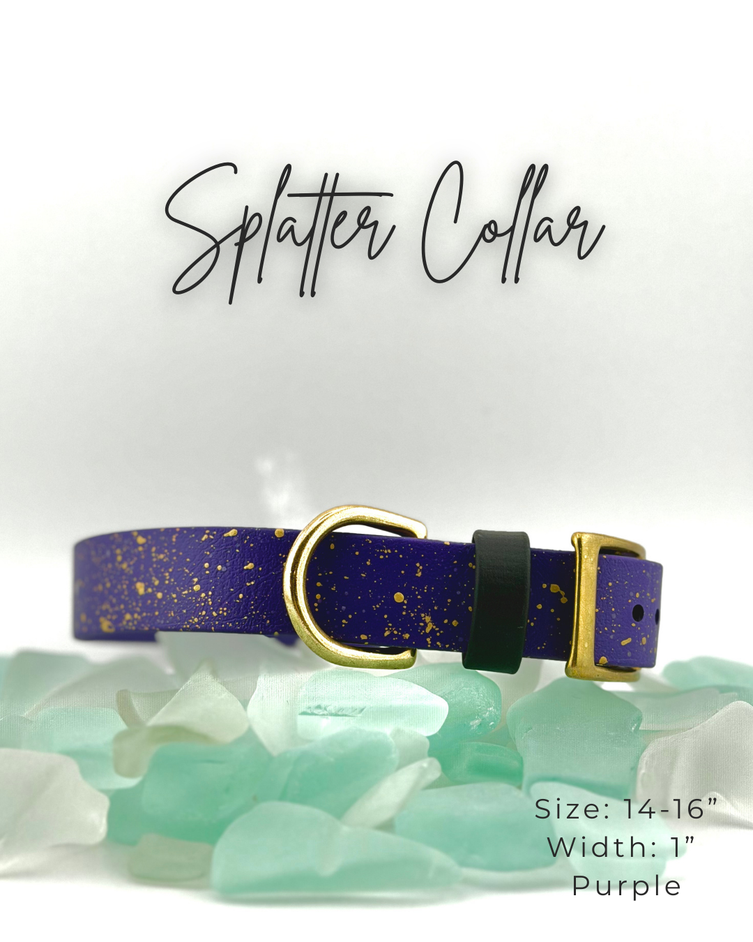 Splatter Collar: 14-16"