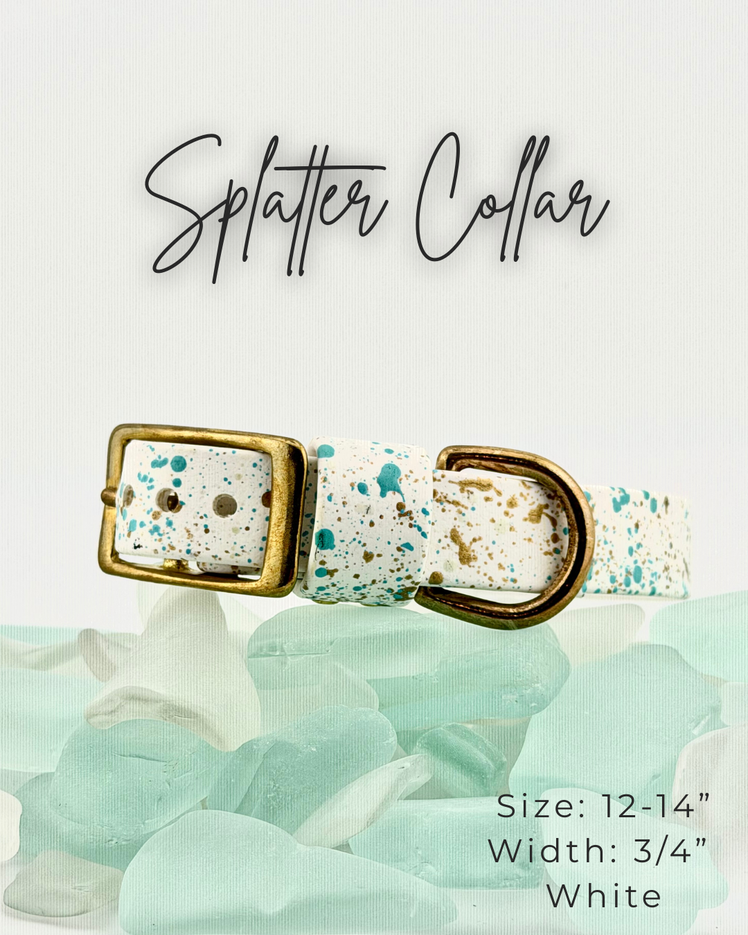 Splatter Collar: 12-14"