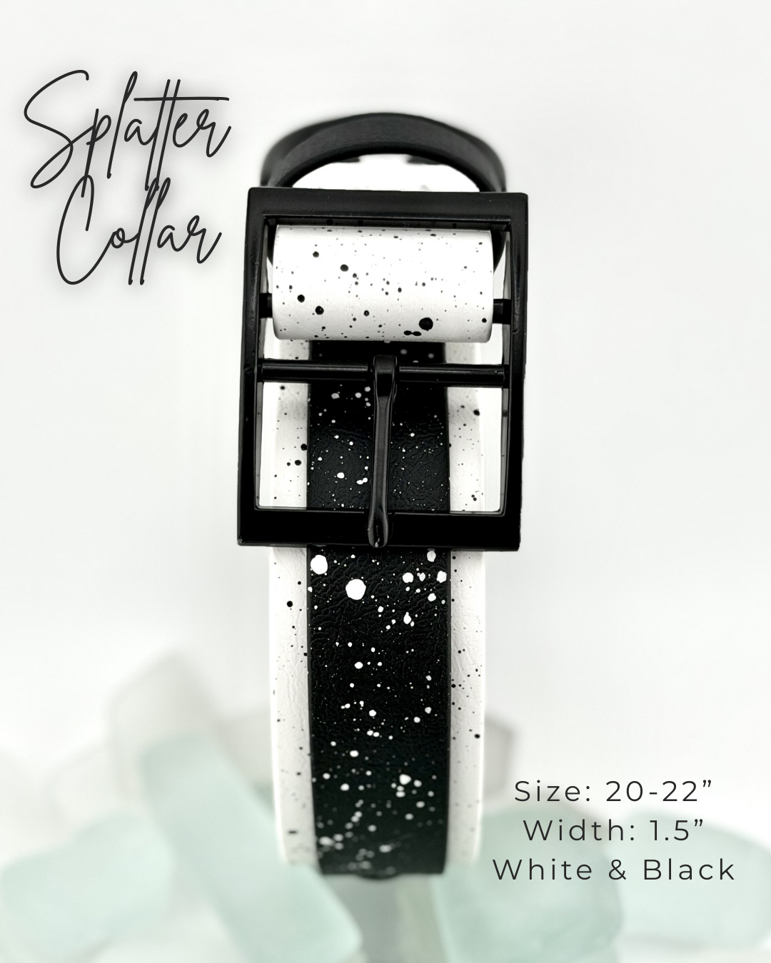 Layered Splatter Collar: 20-22"