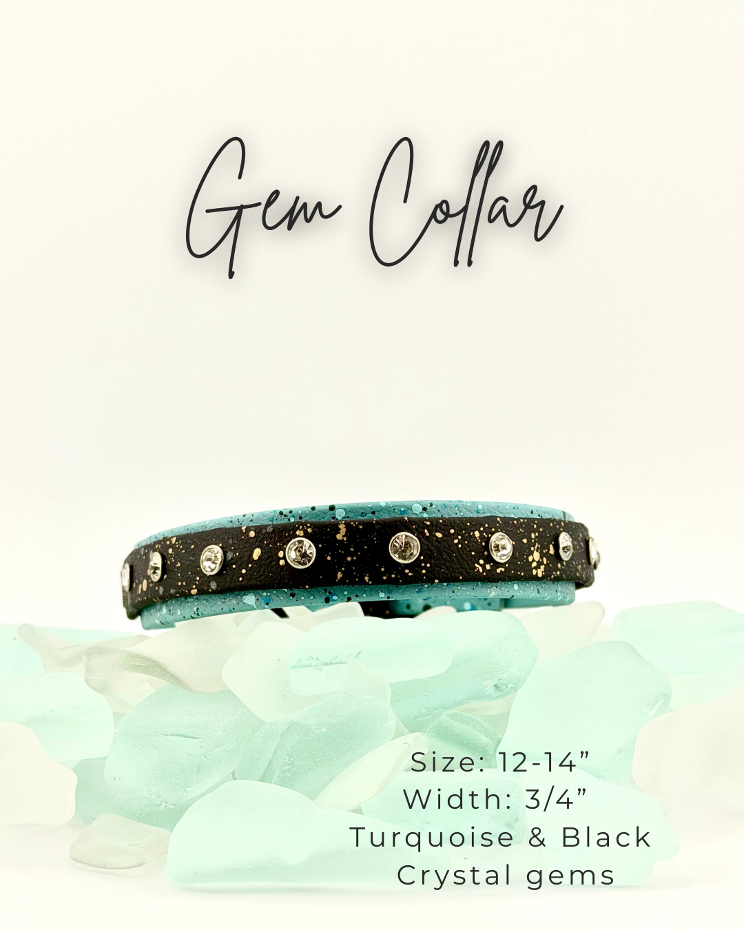 Gem Collar: 12-14"