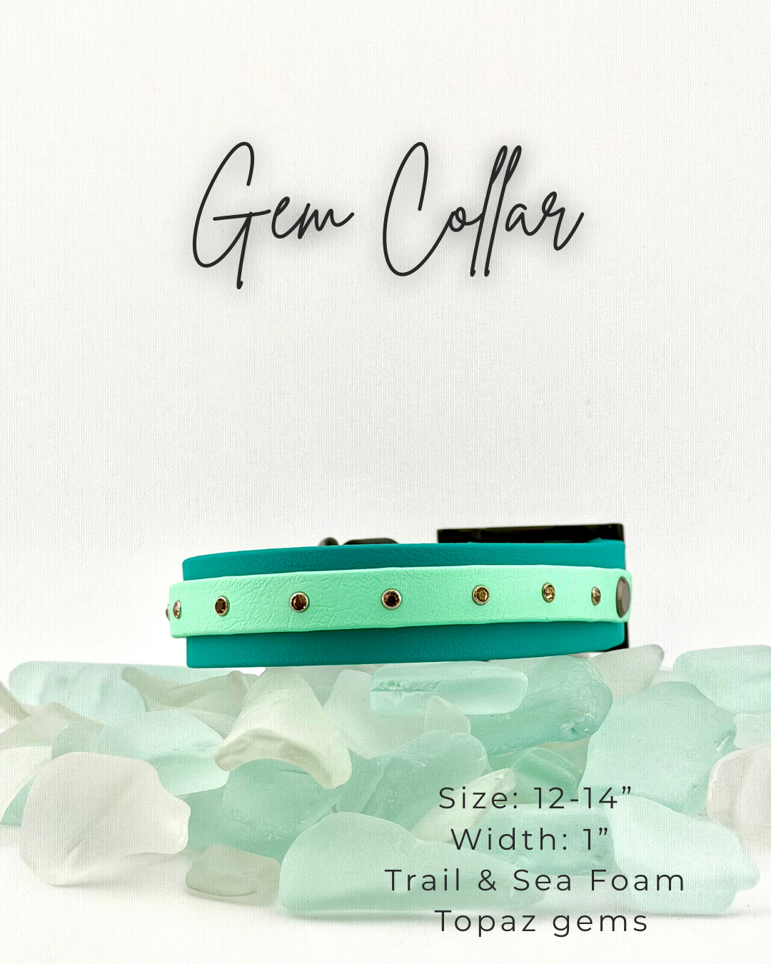 Gem Collar: 12-14"