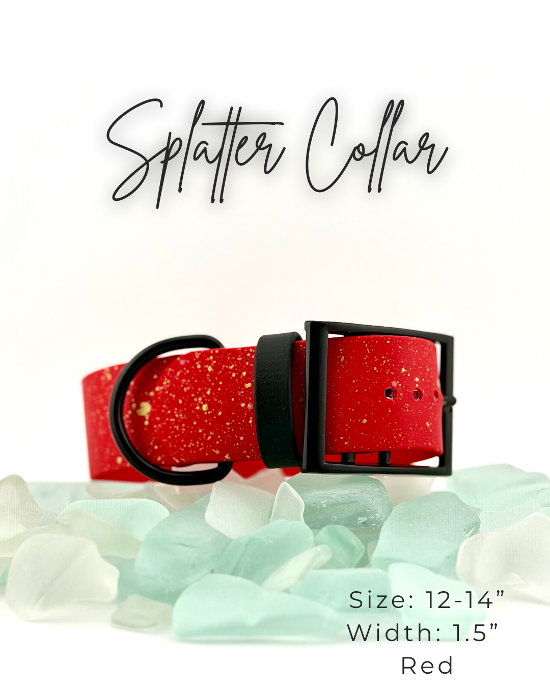 Splatter Collar: 12-14"