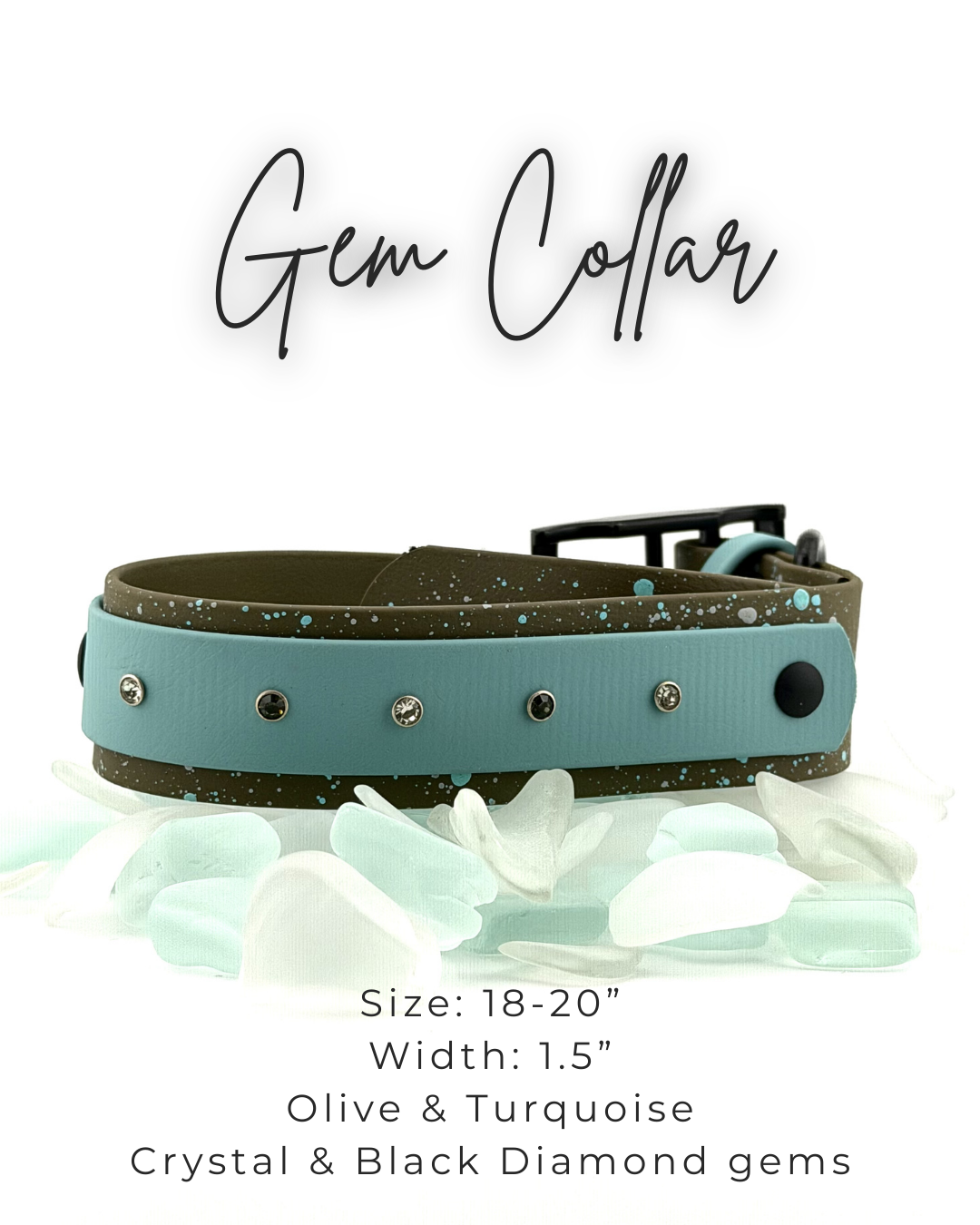 Gem Collar: 18-20"