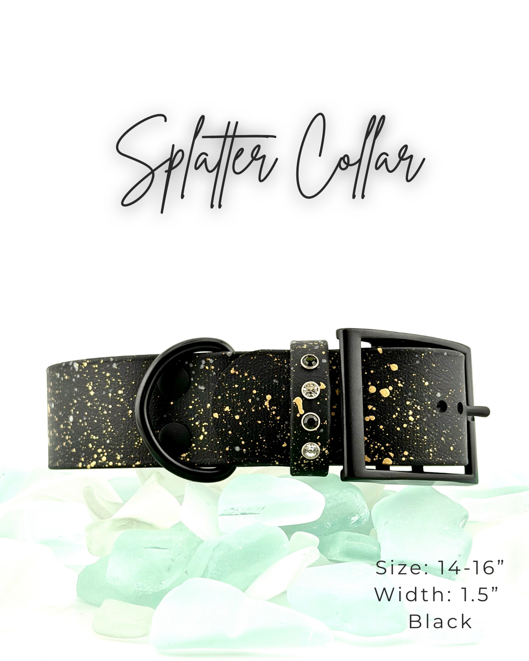 Splatter Collar: 14-16"