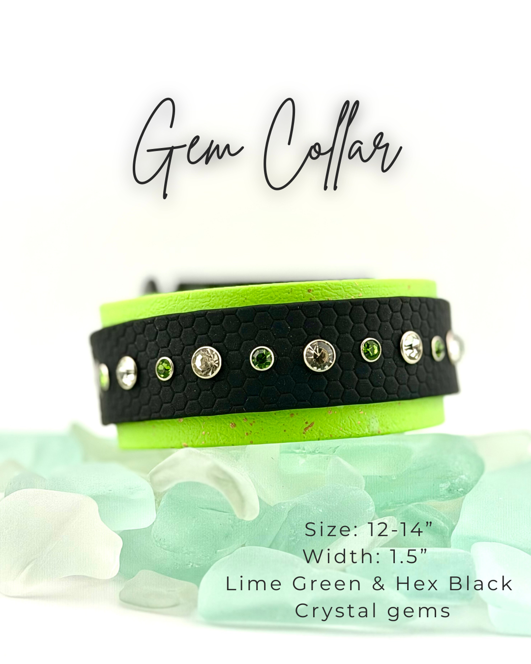 Gem Collar: 12-14"