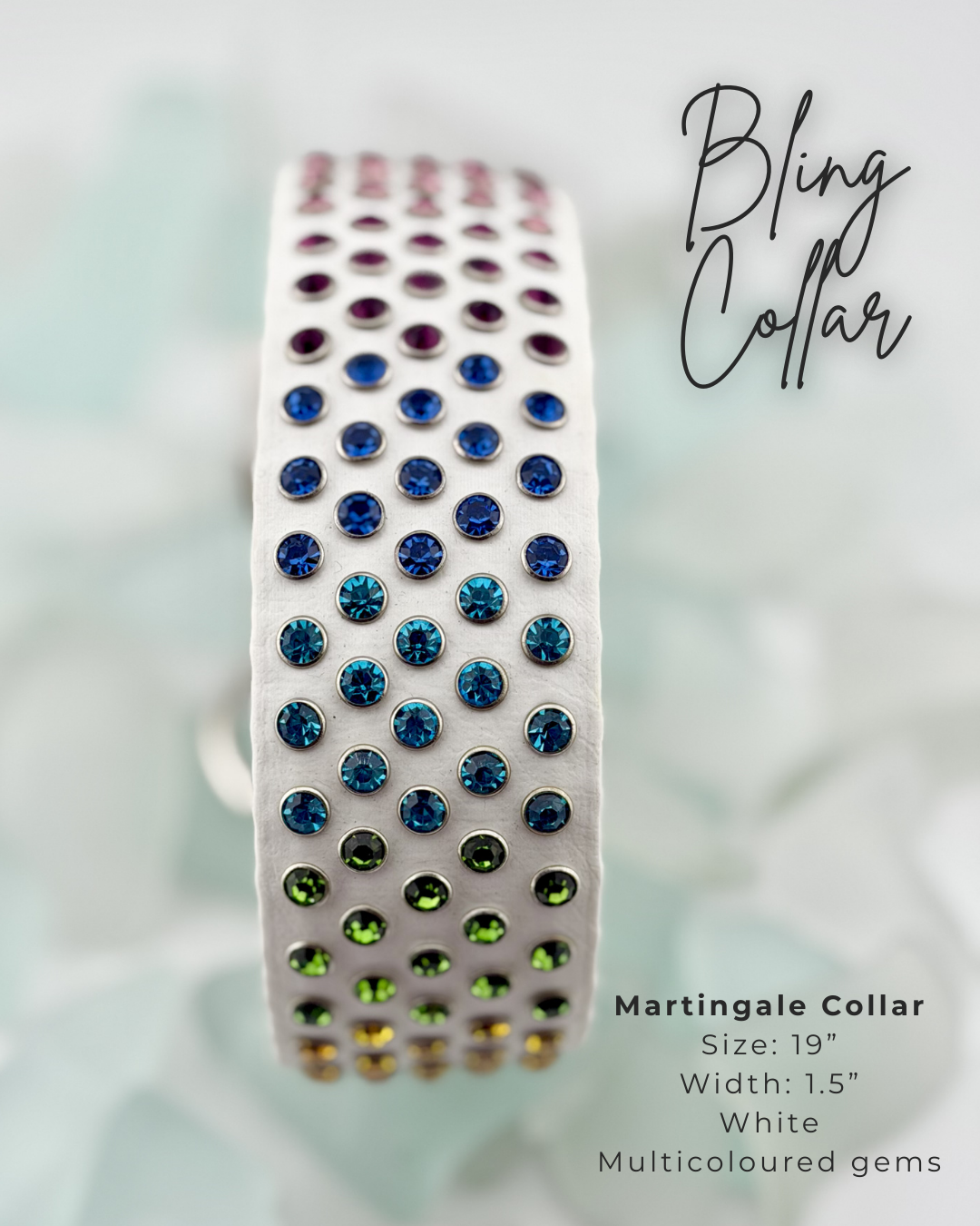 Bling Martingale Collar: 19"