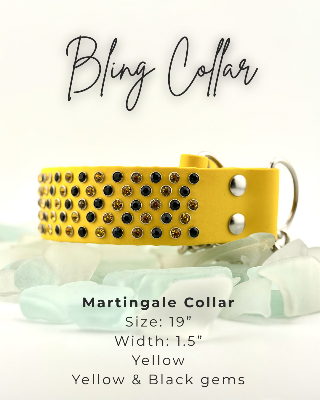 Bling Martingale Collar: 19"
