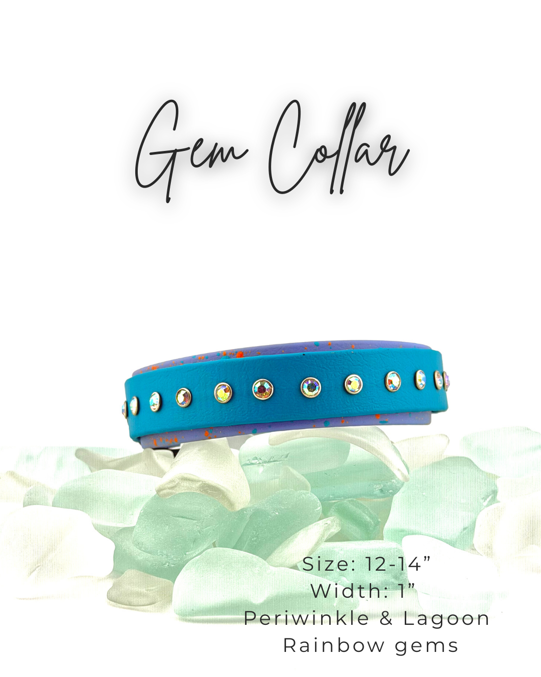 Gem Collar: 12-14"