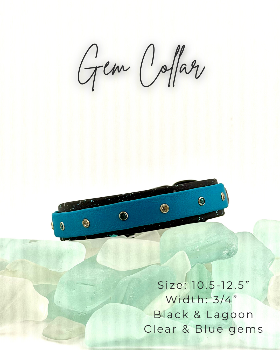 Gem Collar: 10.5-12.5"