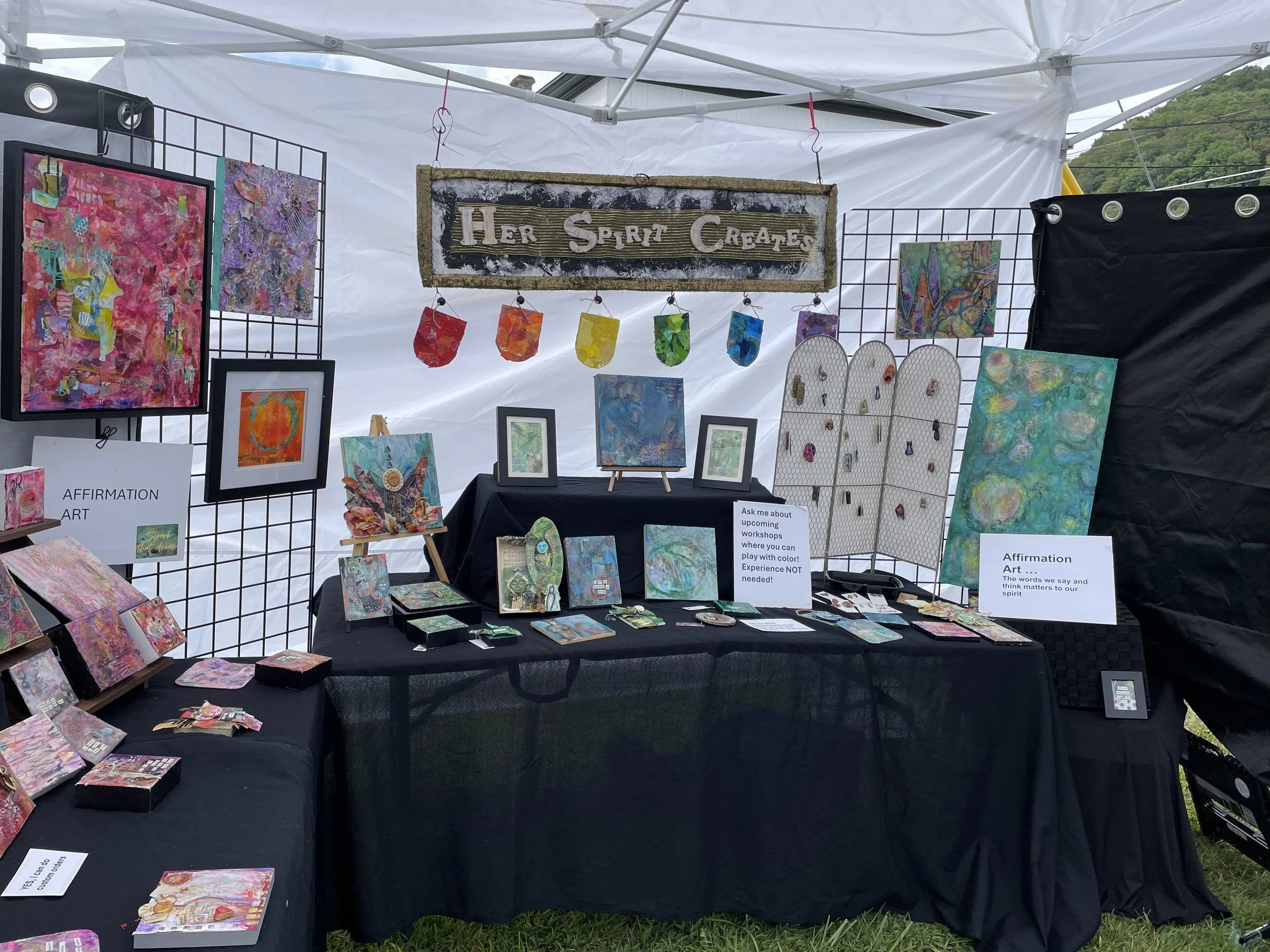 Her Spirit Creates Artwork Art Fair event