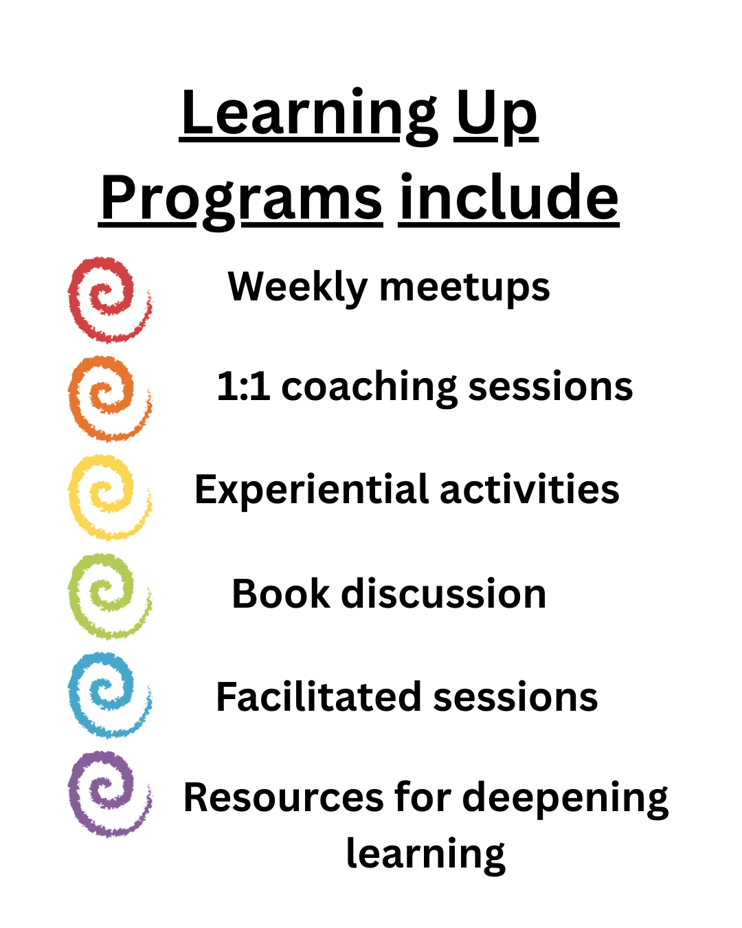 Learning up programs include