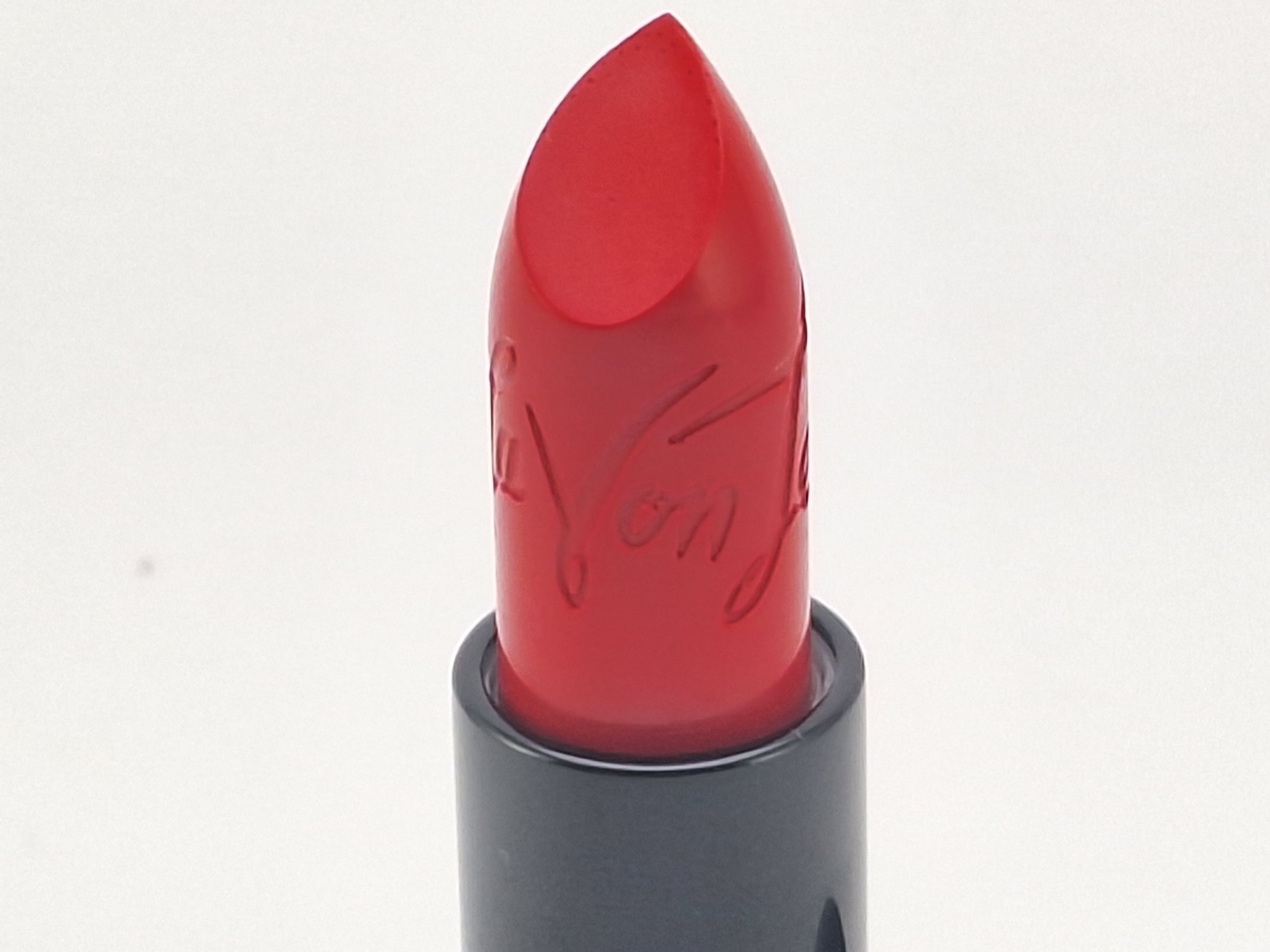 "M·A·C Viva Glam Dita Von Teese deep red lipstick in collector packaging from 2006."