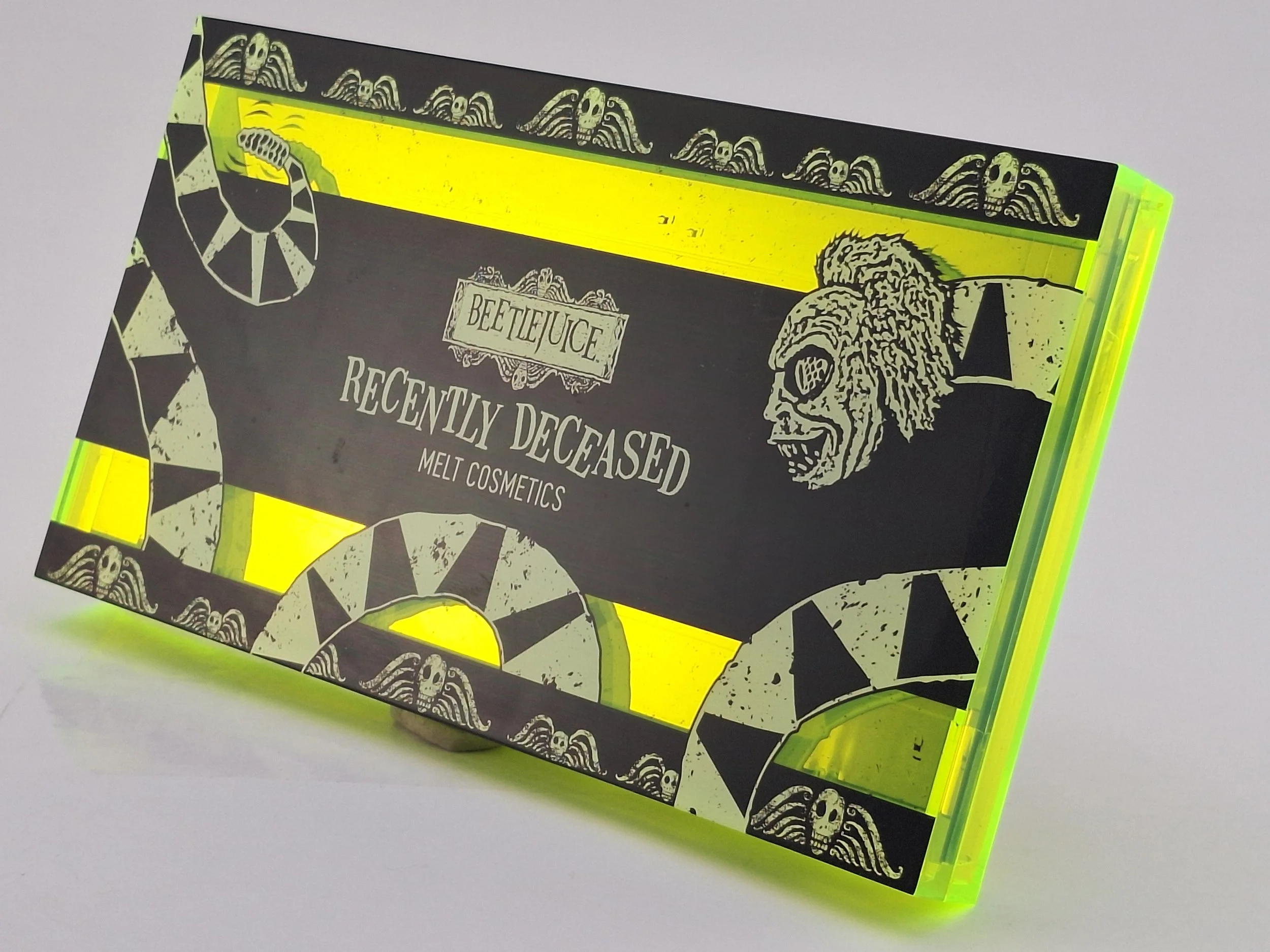 Melt Cosmetics × Beetlejuice — “Recently Deceased” Eyeshadow Palette