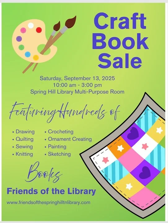 Pop-Up Craft Book Sale