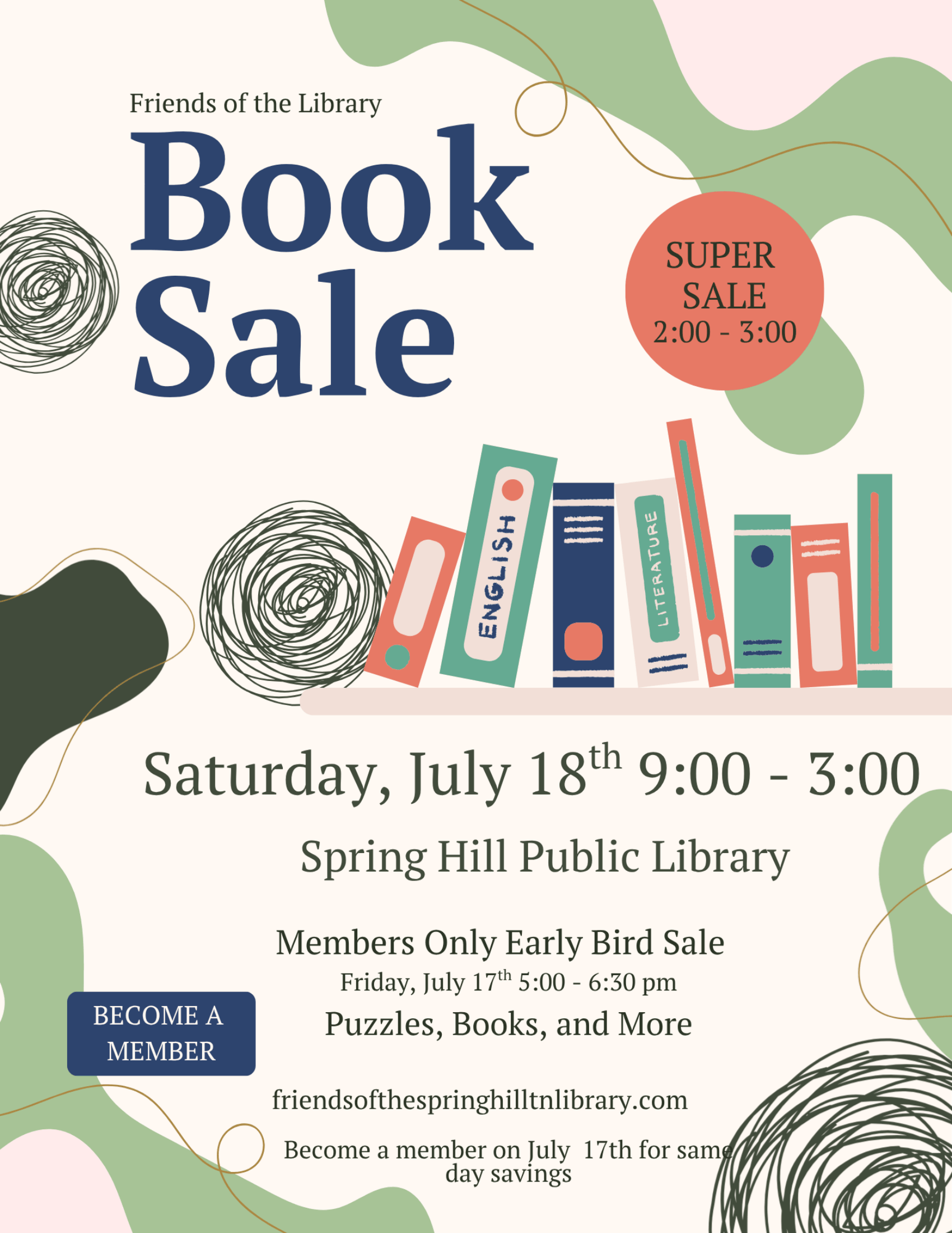 Quarterly Book Sale
