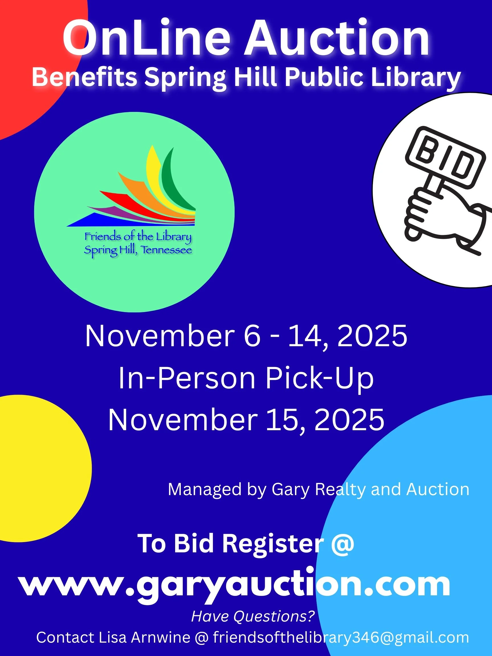 Online Auction Fund Raiser