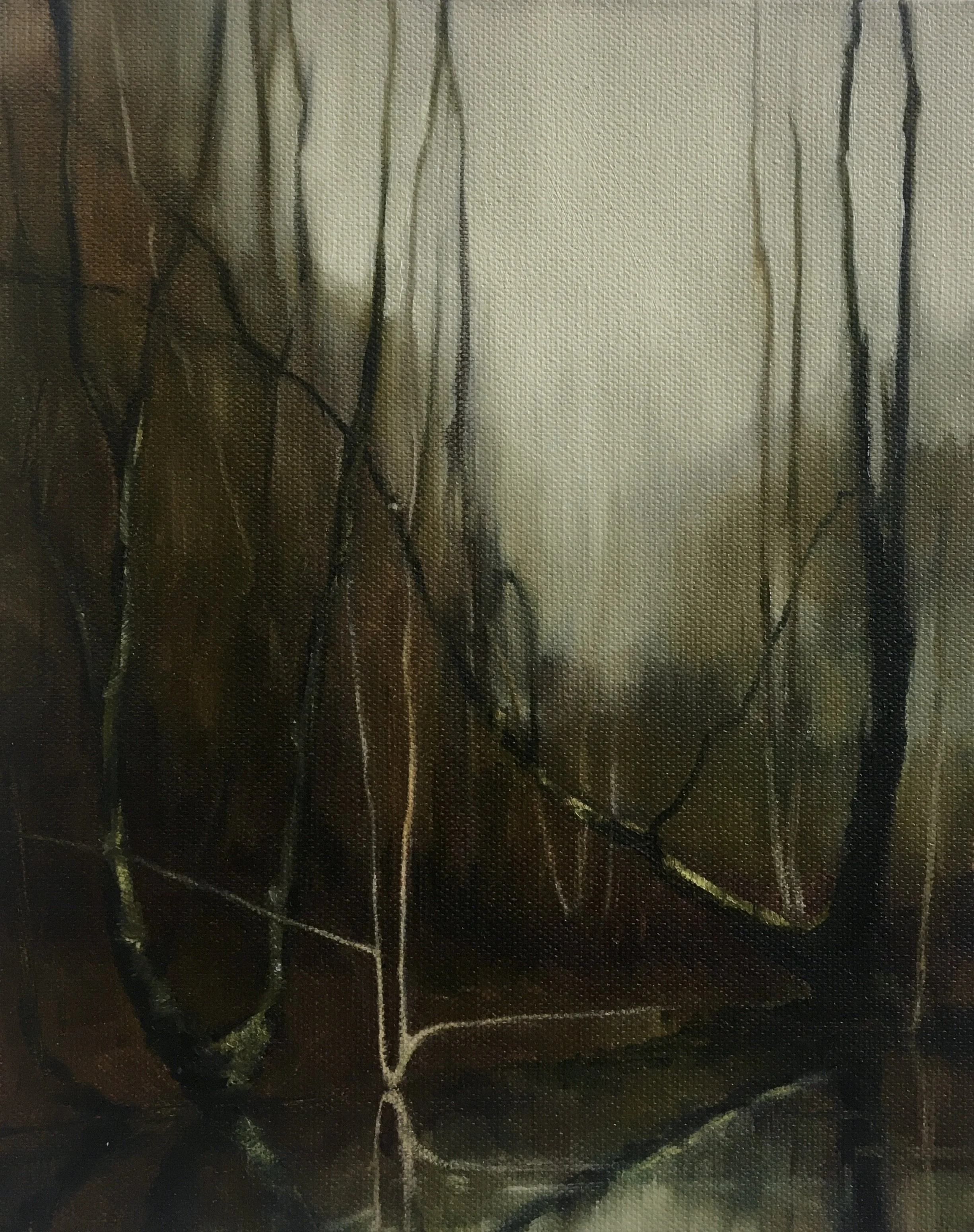 On Reflection - Oil on canvas 20x25cm 2021 £400