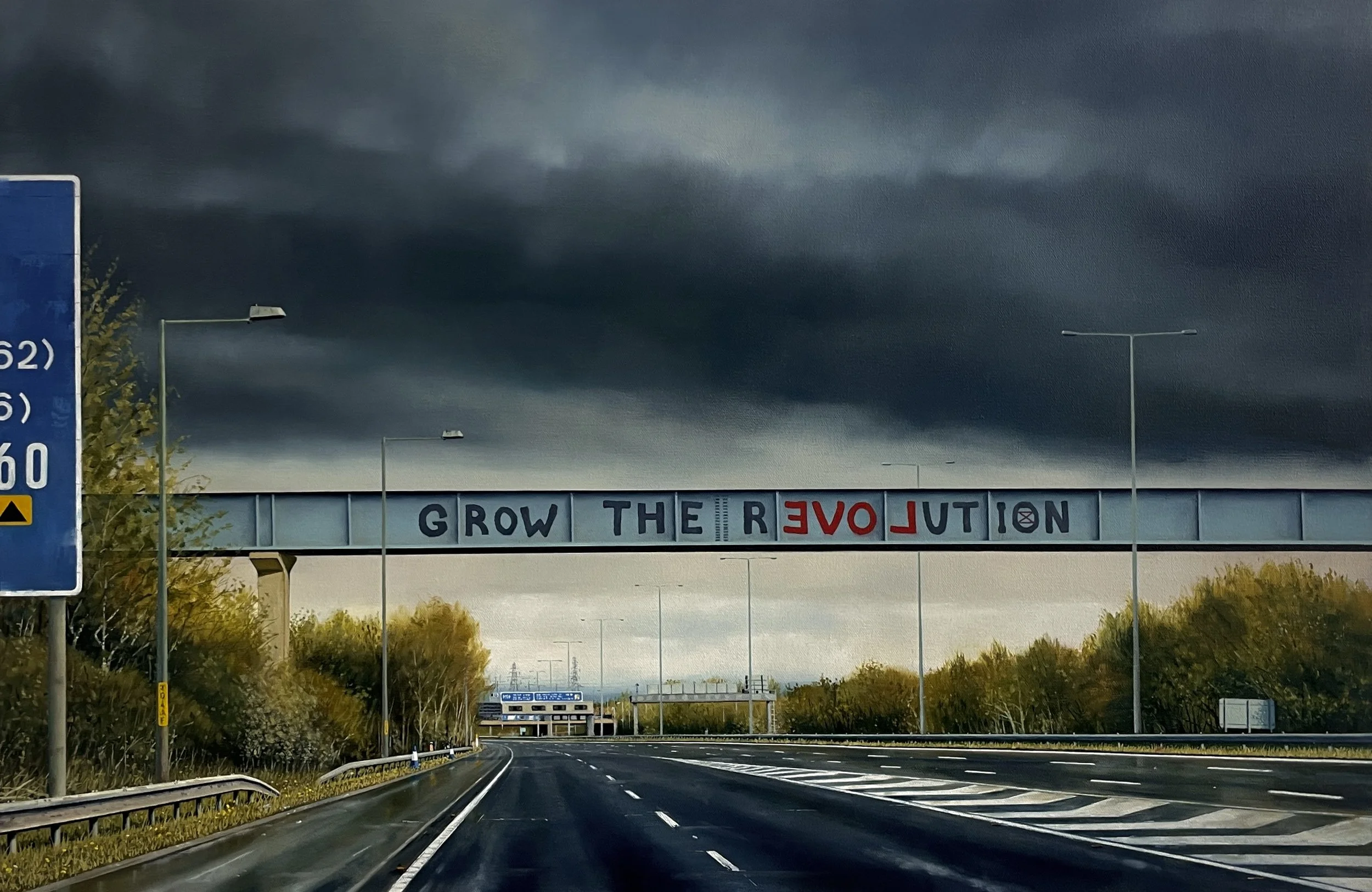 Let love Grow - Oil on canvas
90x60cm