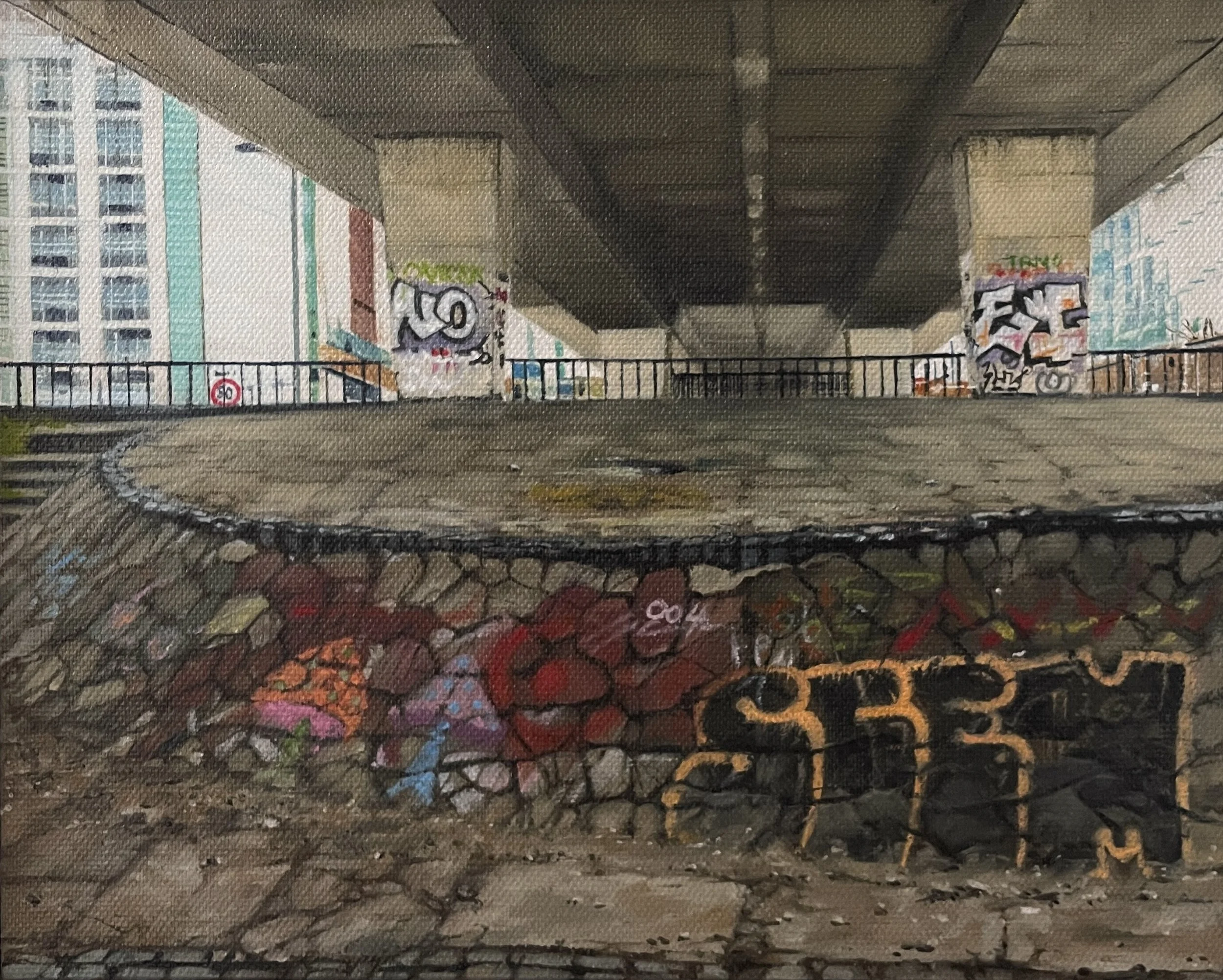 Fragments Of Another Life - Oil on canvas 20x25cm