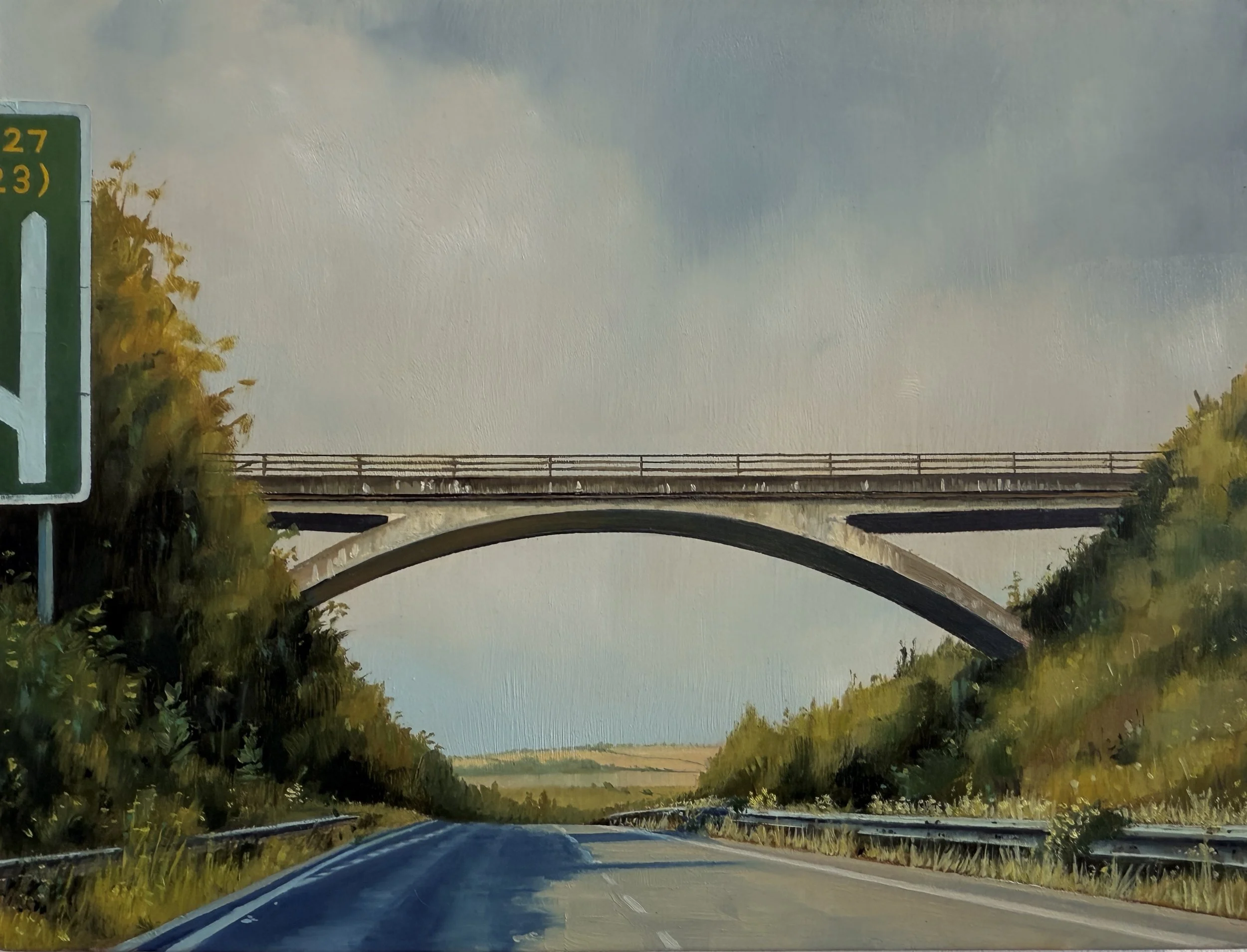 Today Will Be Different - (A27) Oil on cradled panel 2025 15x20cm £1,000