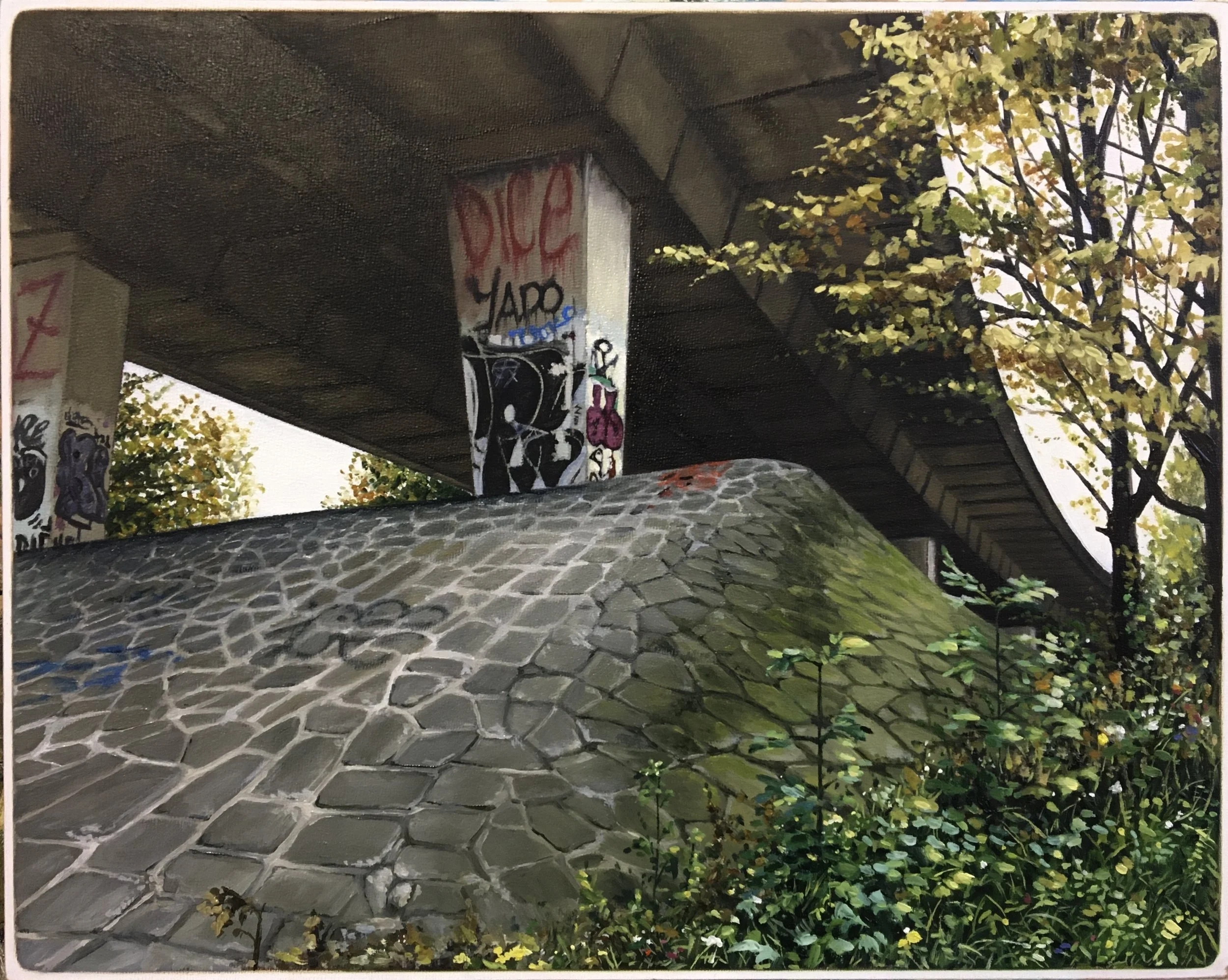 Everything Changes - Oil on cradled panel 20x25cm