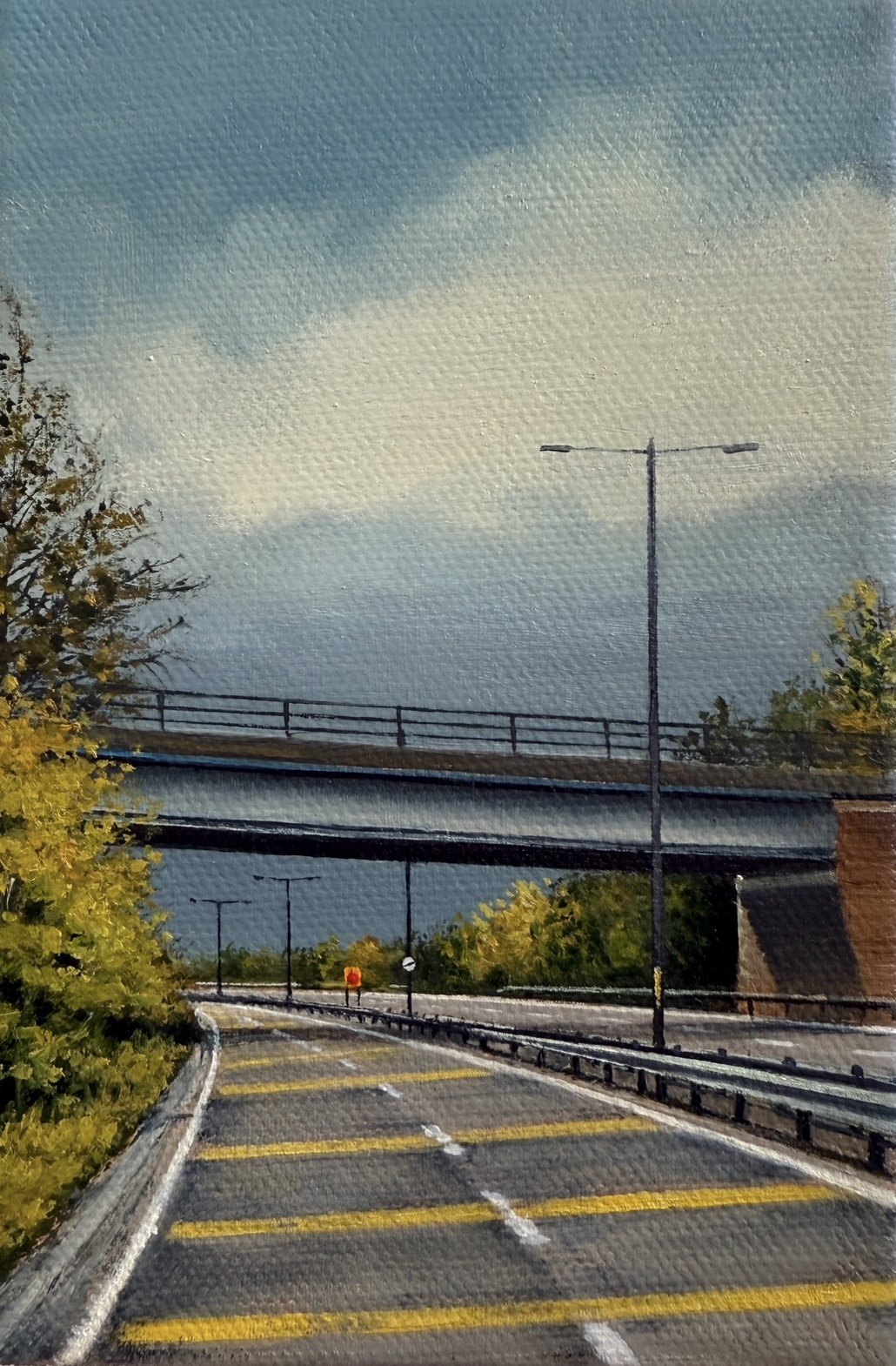 Take It Slowly  - Oil on canvas 10 x 15 cm 2025 £900