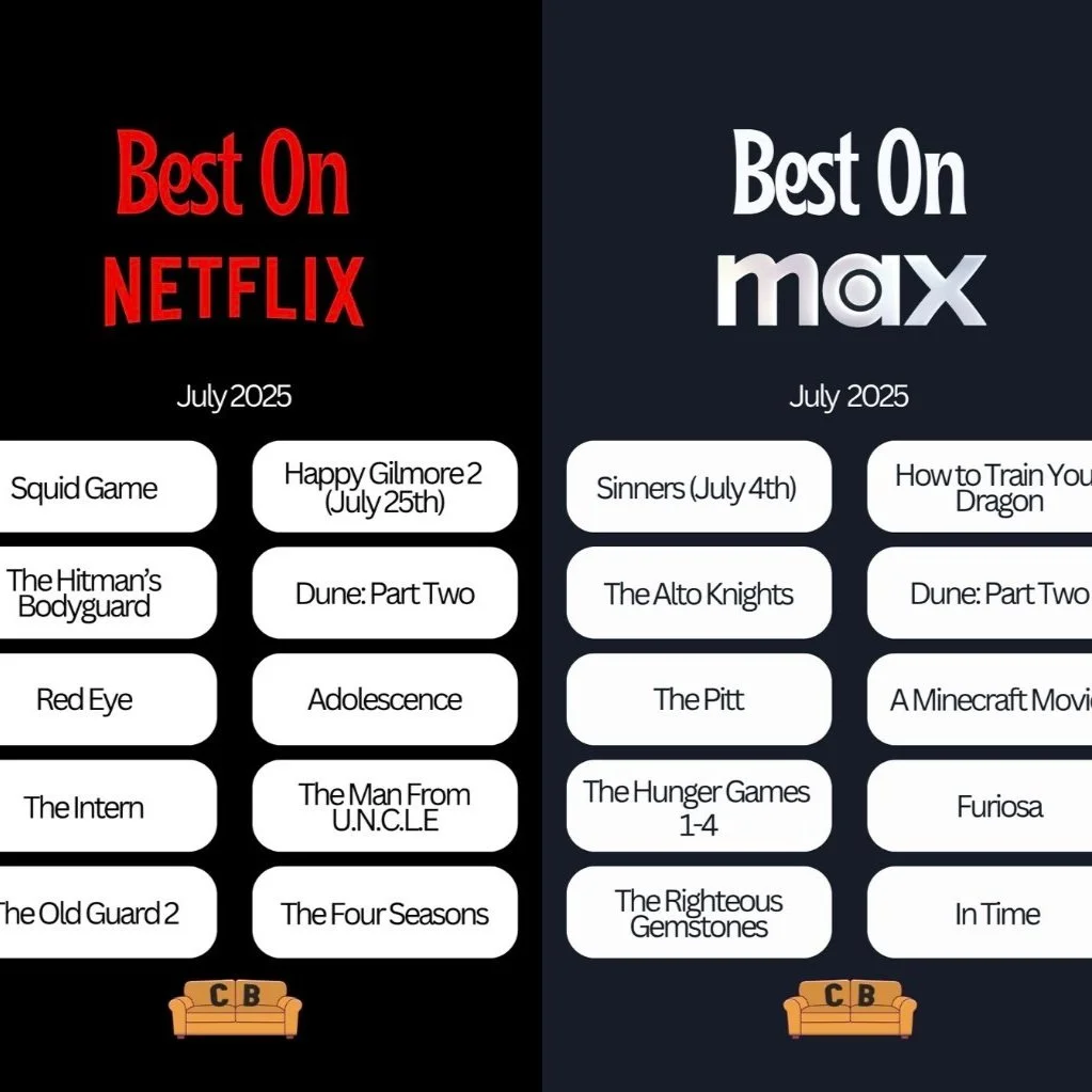 Best On Each Streaming Platform - July 2025