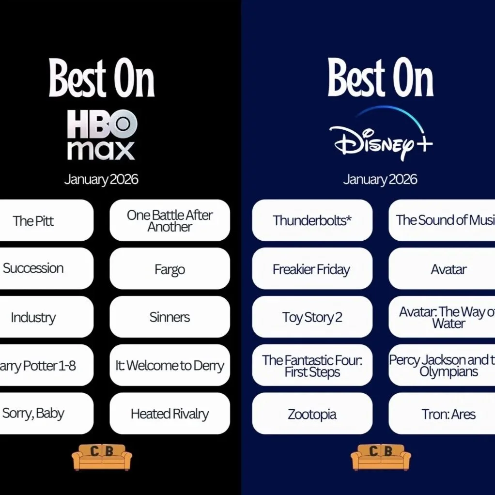 Best On Each Streaming Platform - January 2026