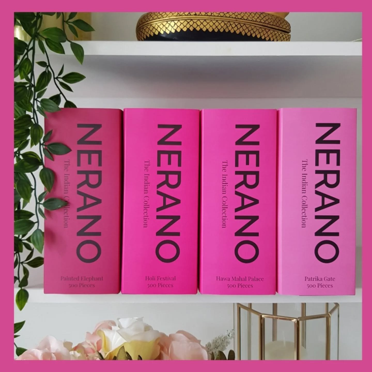 The weather has been so good in the UK, why not have a mini escape to India. 
Enjoy our Indian Collection of puzzles in the sun for a little mental break this summer. 

#NERANO #IndianCollection #jigsaws #puzzles #timeout #minibreak #mentalbreak #tra