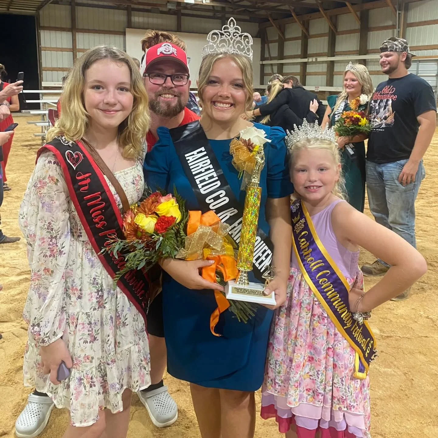 Congratulations to our 2024 Miss Pleasantville, Isabella who was crowned 2025 Fairfield County Junior Fair Queen!!!!! We're so proud of you @isabellabusey !!!!! 👸