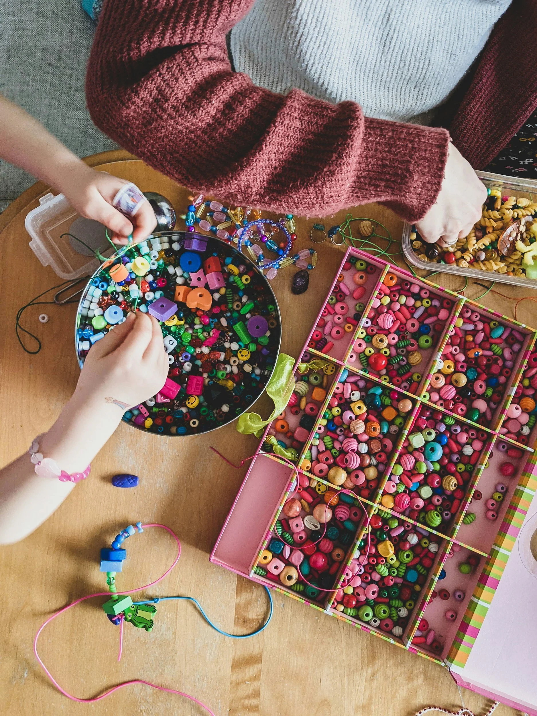 Design and create your own colourful bead bracelet to wear home as a special reminder of your Compton Festival adventure. A fun, hands-on activity that's perfect for creative minds
