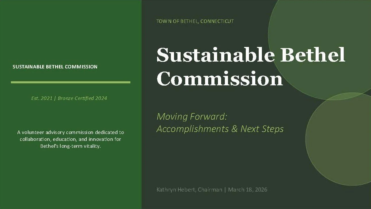 Making an Impact -  Sustainable Bethel Commission