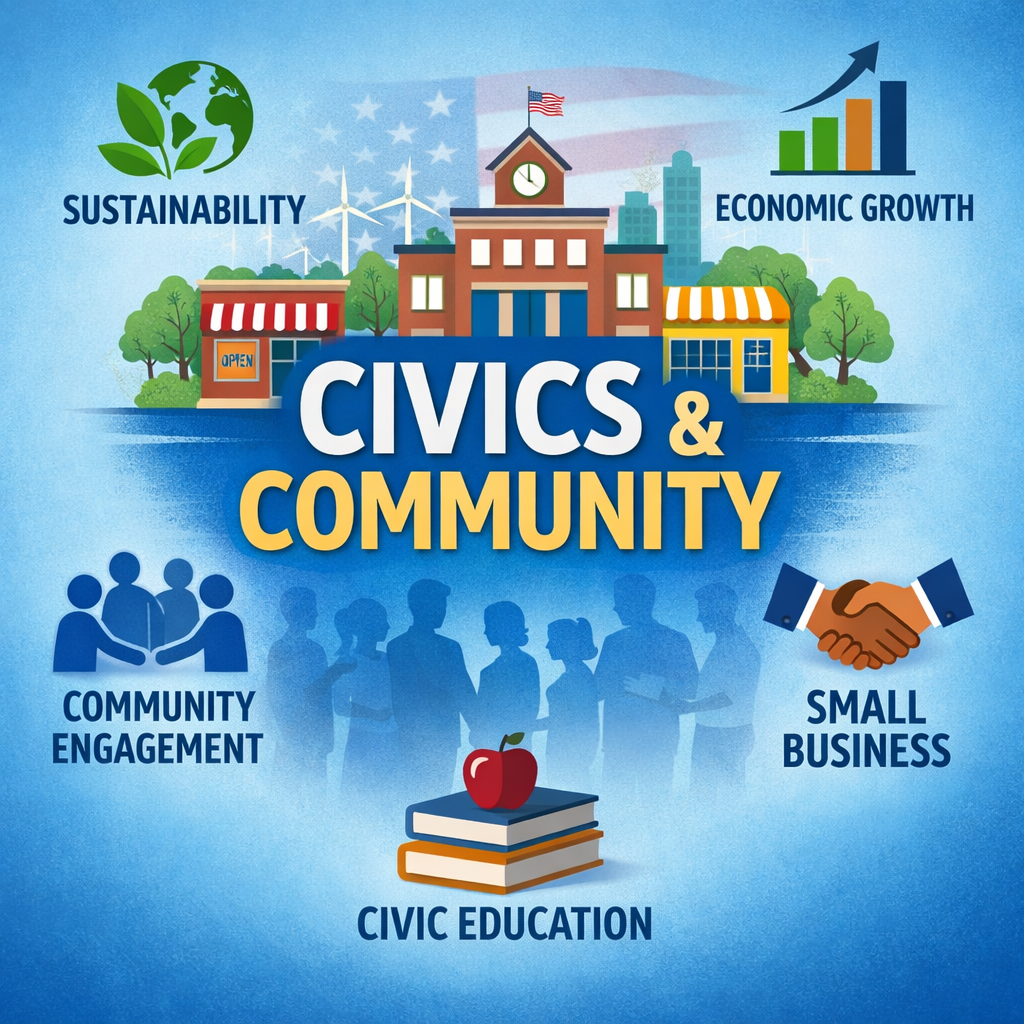 Civics as a Foundation for Strong, Sustainable Communities and Small Business Success