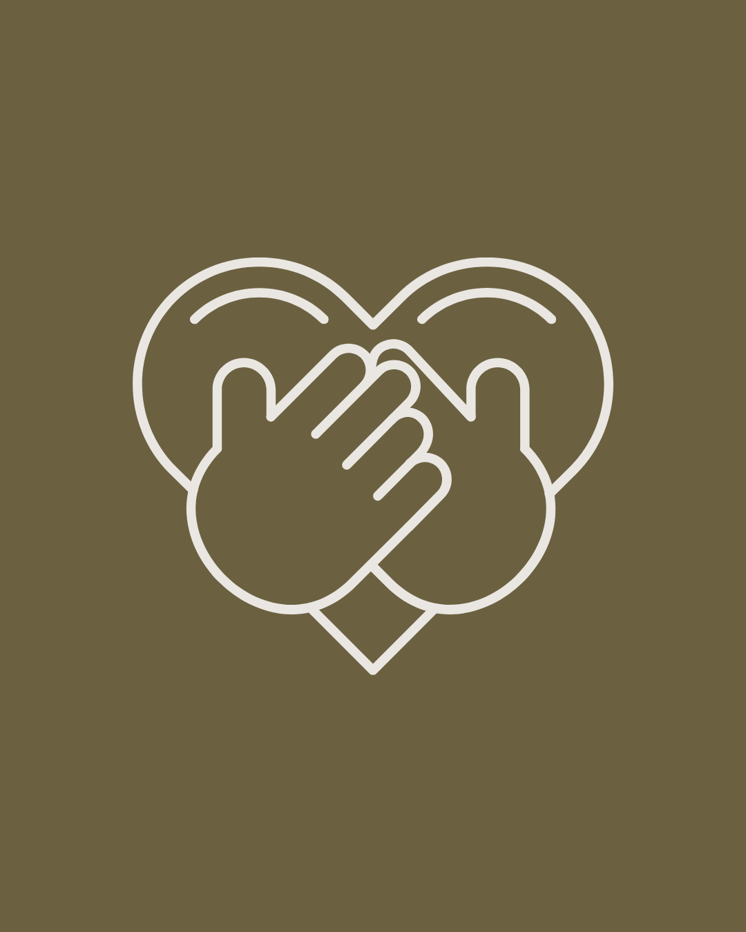 An abstract outline icon with a rainbow-shaped pattern within a circle shape.