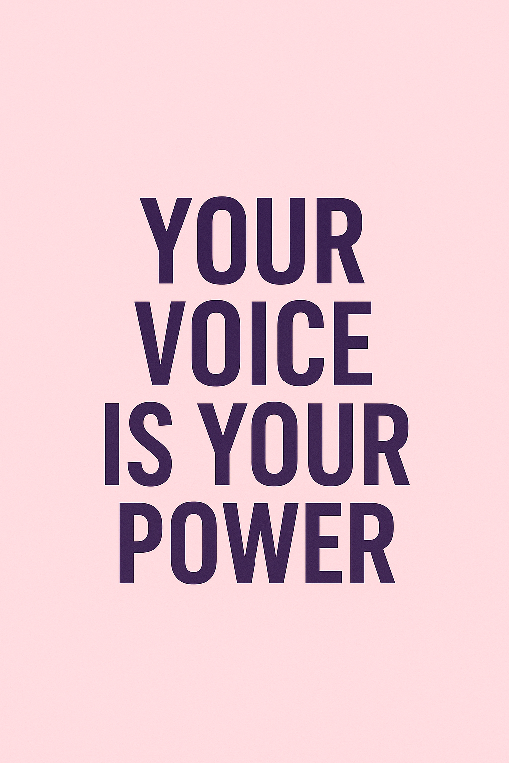 Finding Strength in Voice, Not Violence