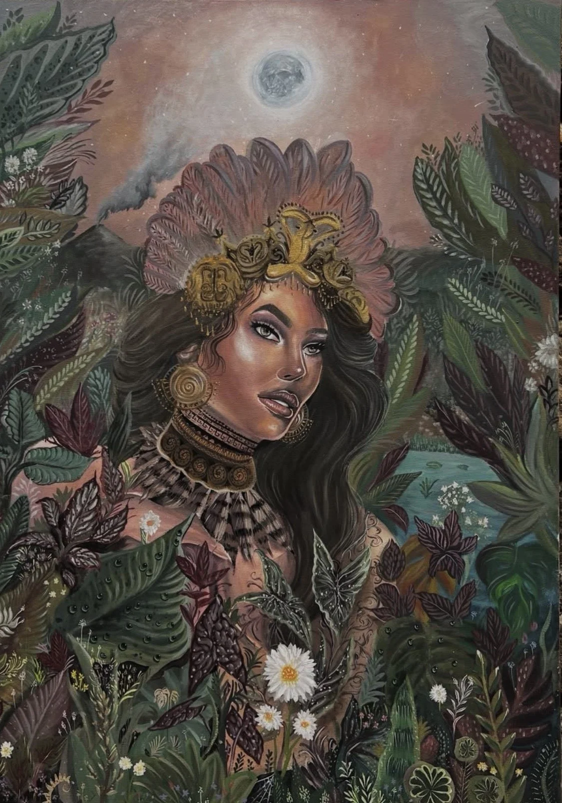 La niña del volcán