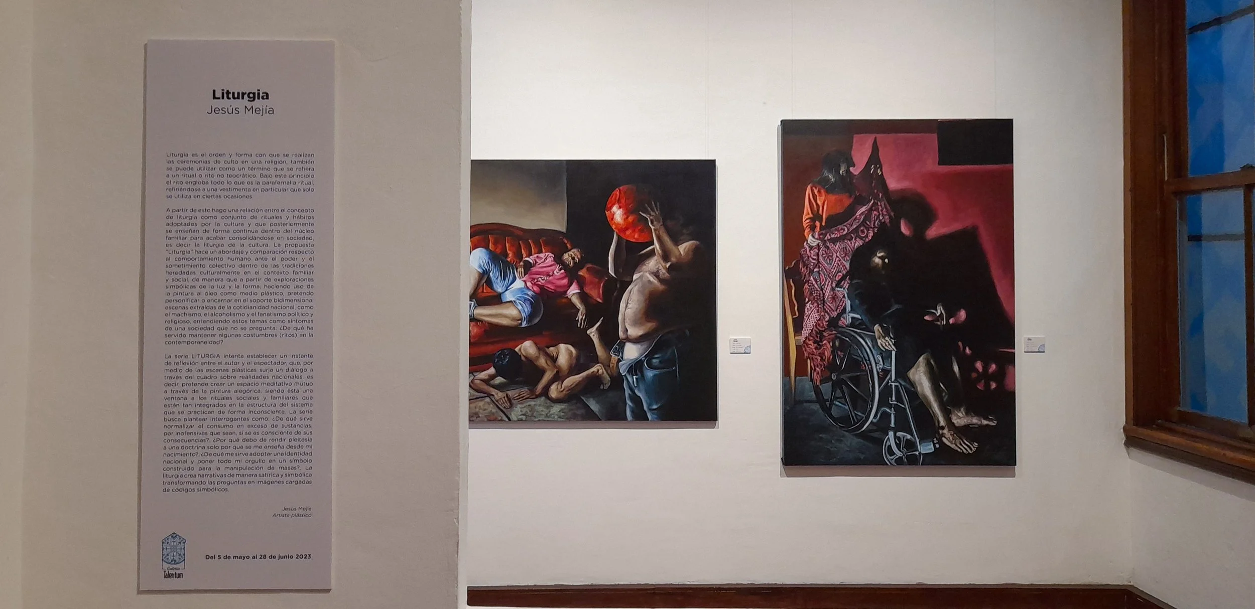 2023. Liturgia. Galería Talentum, San José, Costa Rica.