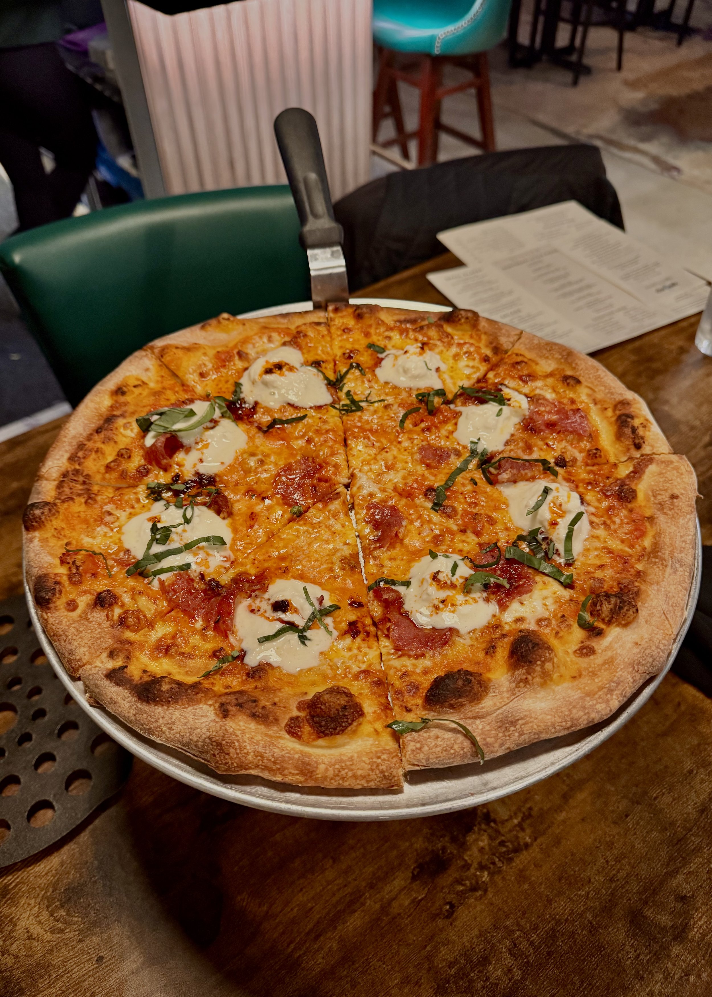 Calabrian + Vodka Pizza