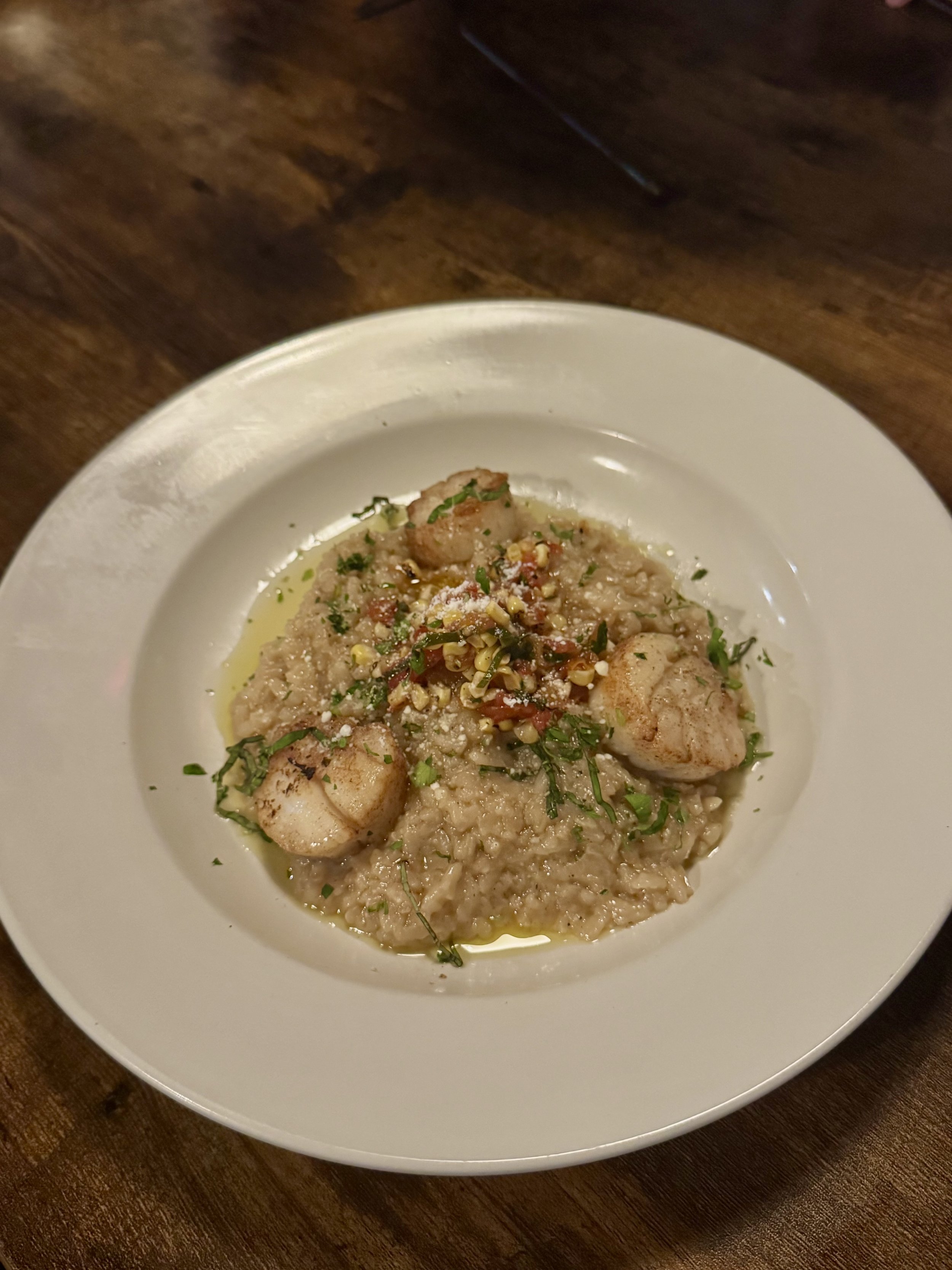 Scallops Risotto