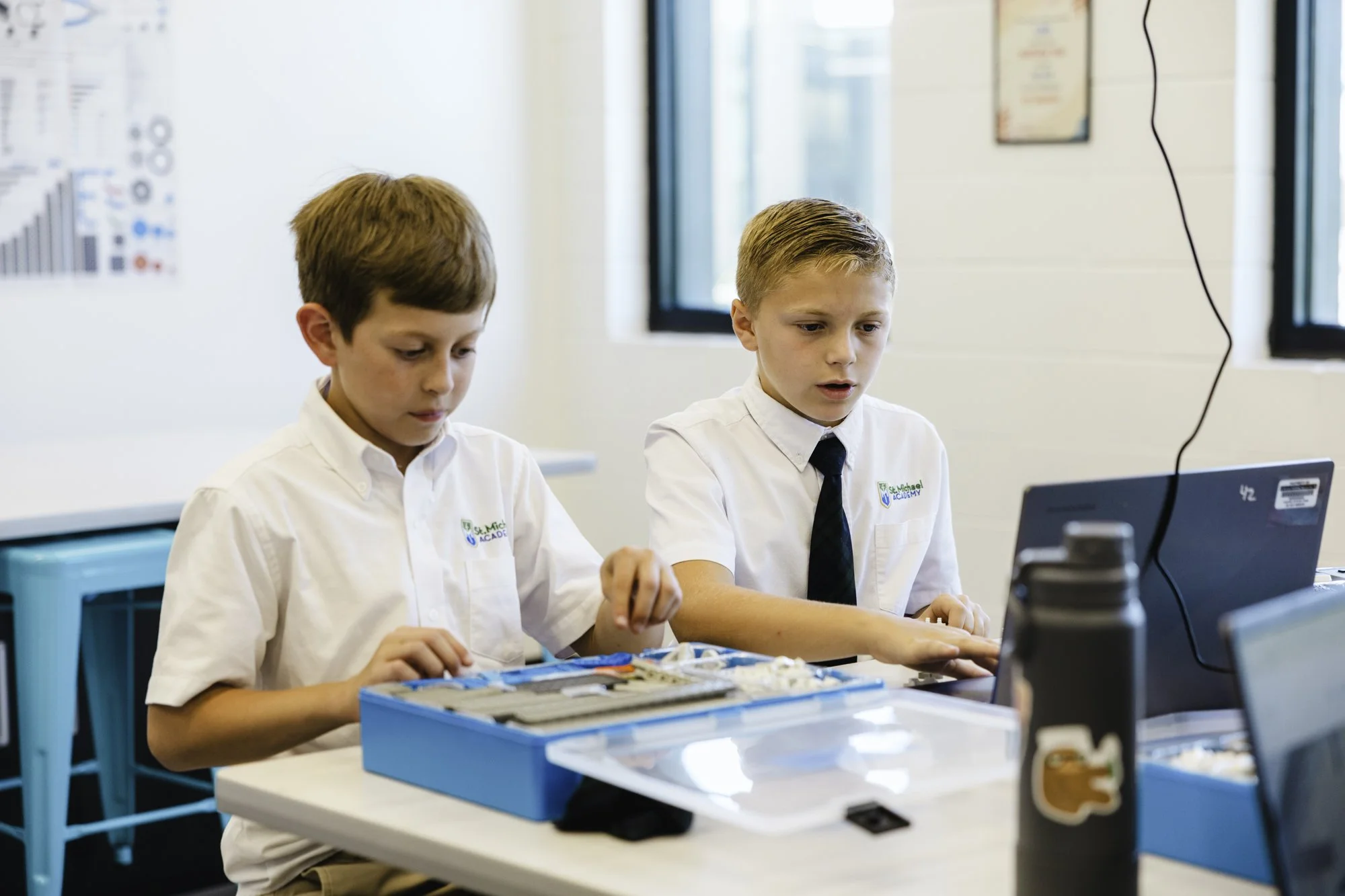 St. Michael Academy STEM students