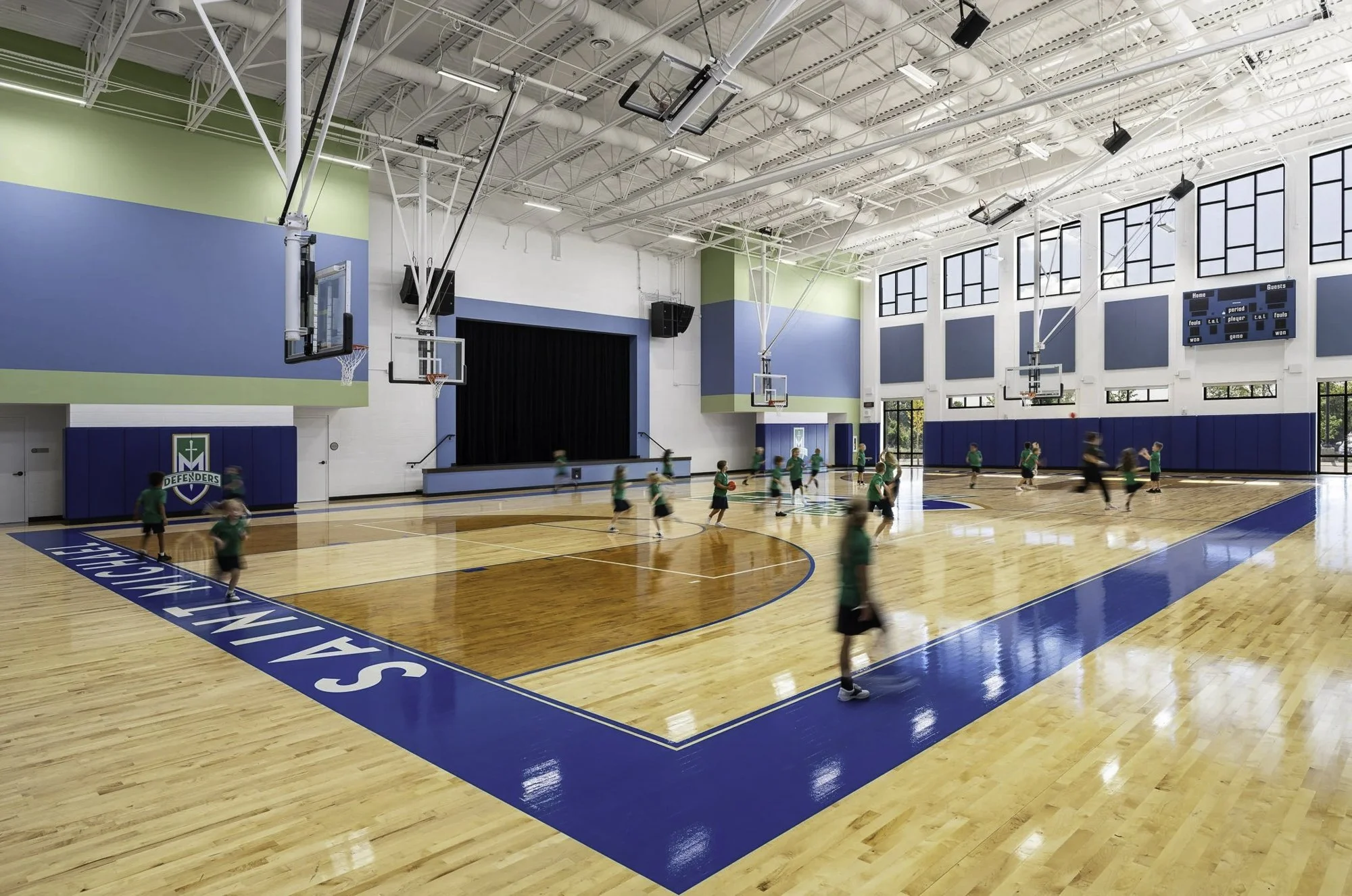 St. Michael Academy Physical Education Students