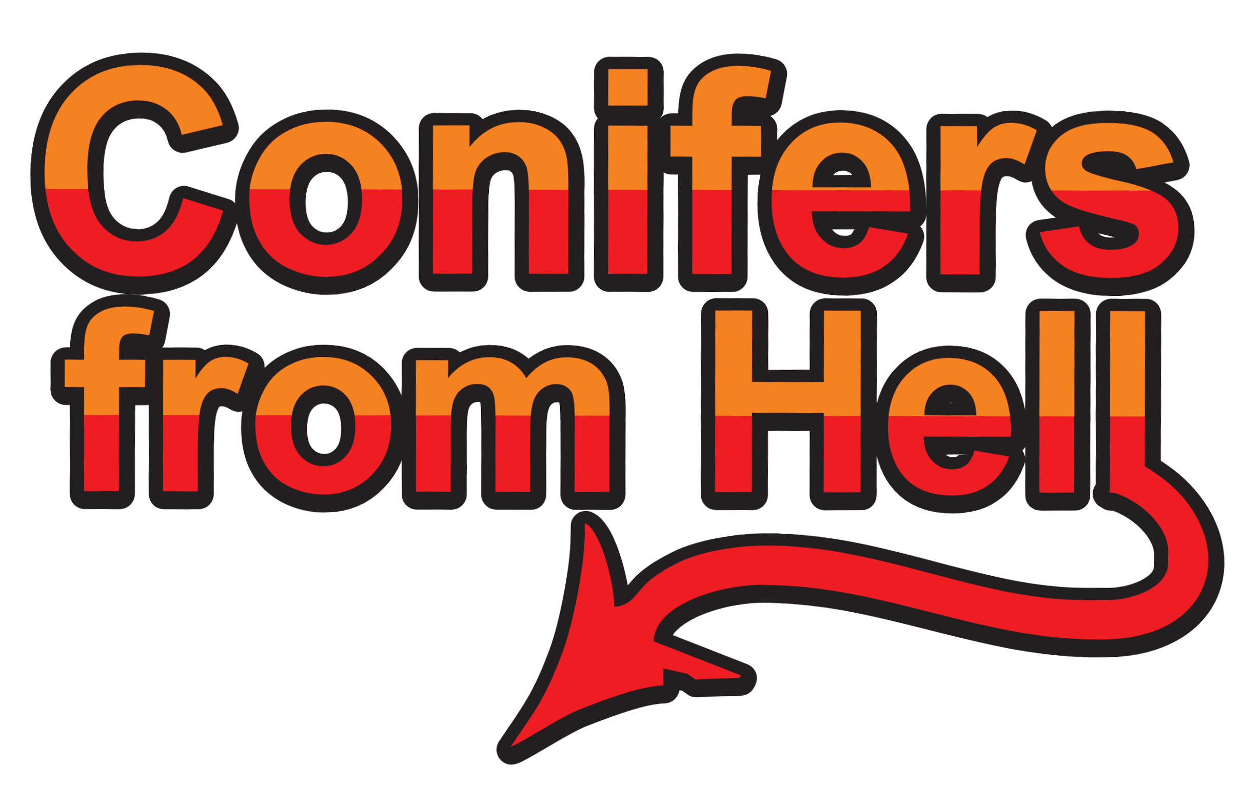 Conifers From Hell logo, tree surgeons in Swansea and Neath Port Talbot