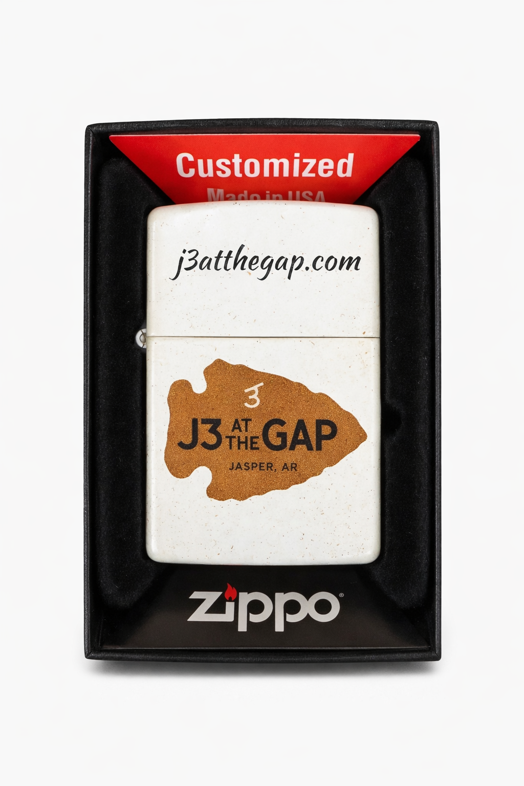 J3 at the Gap Copper Arrowhead Custom Zippo Lighter