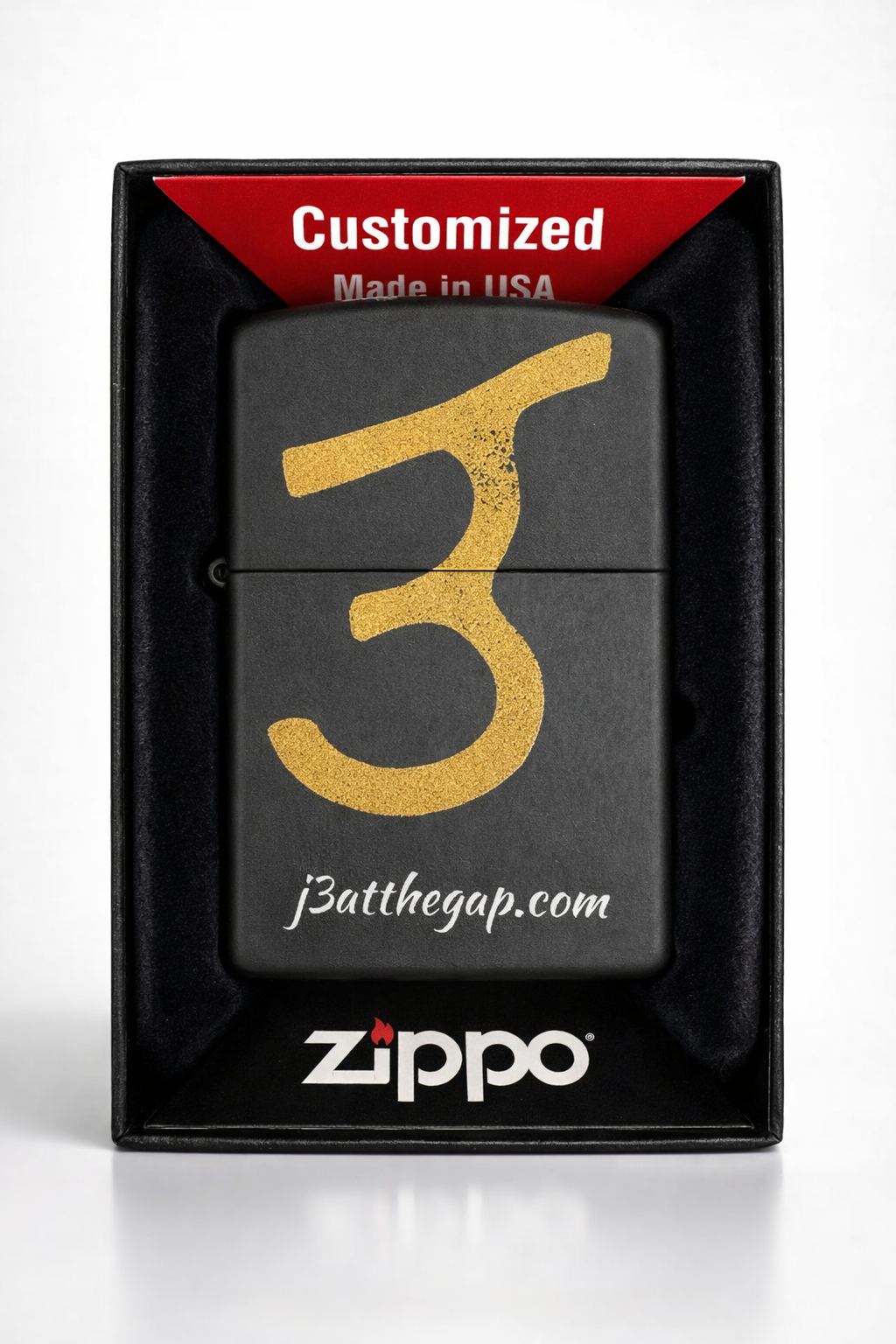 J3 at the Gap Custom Logo Zippo Lighter