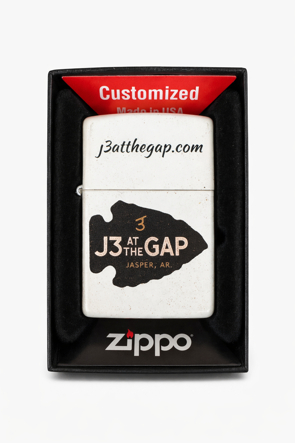 J3 at the Gap Arrowhead Custom Zippo Lighter