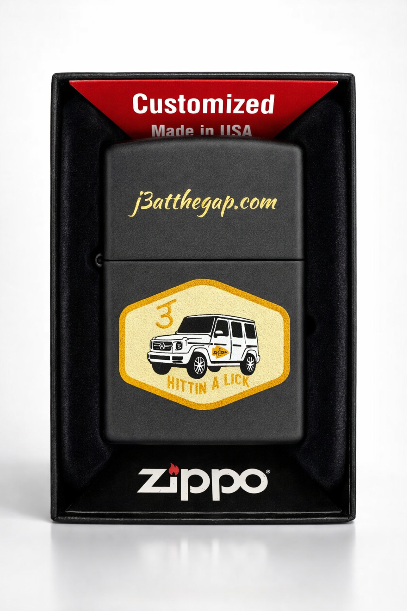 J3 at the Gap “Hittin A Lick” Custom Zippo Lighter