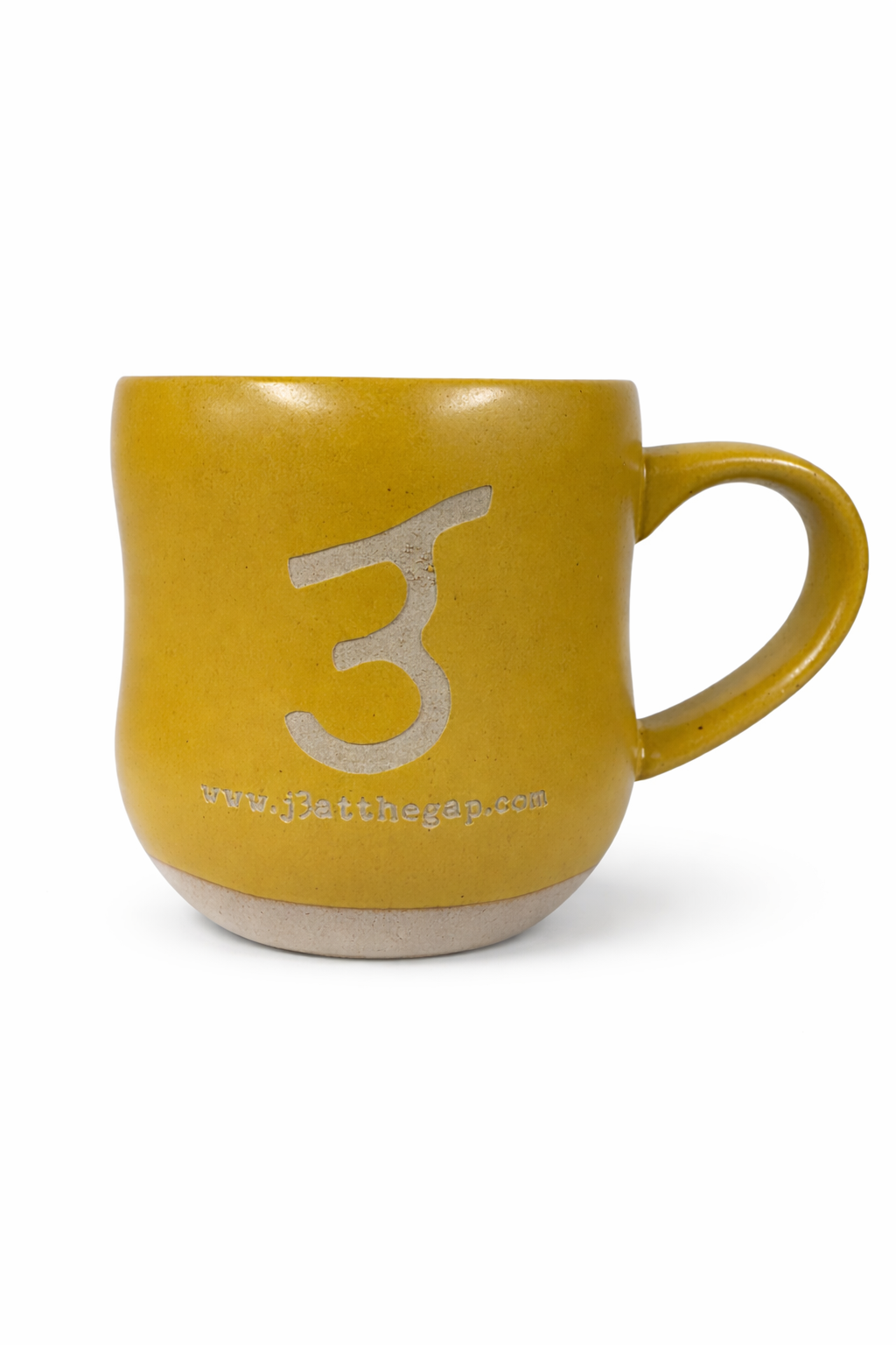 Yellow Xtra Large Mug – Natural Etched