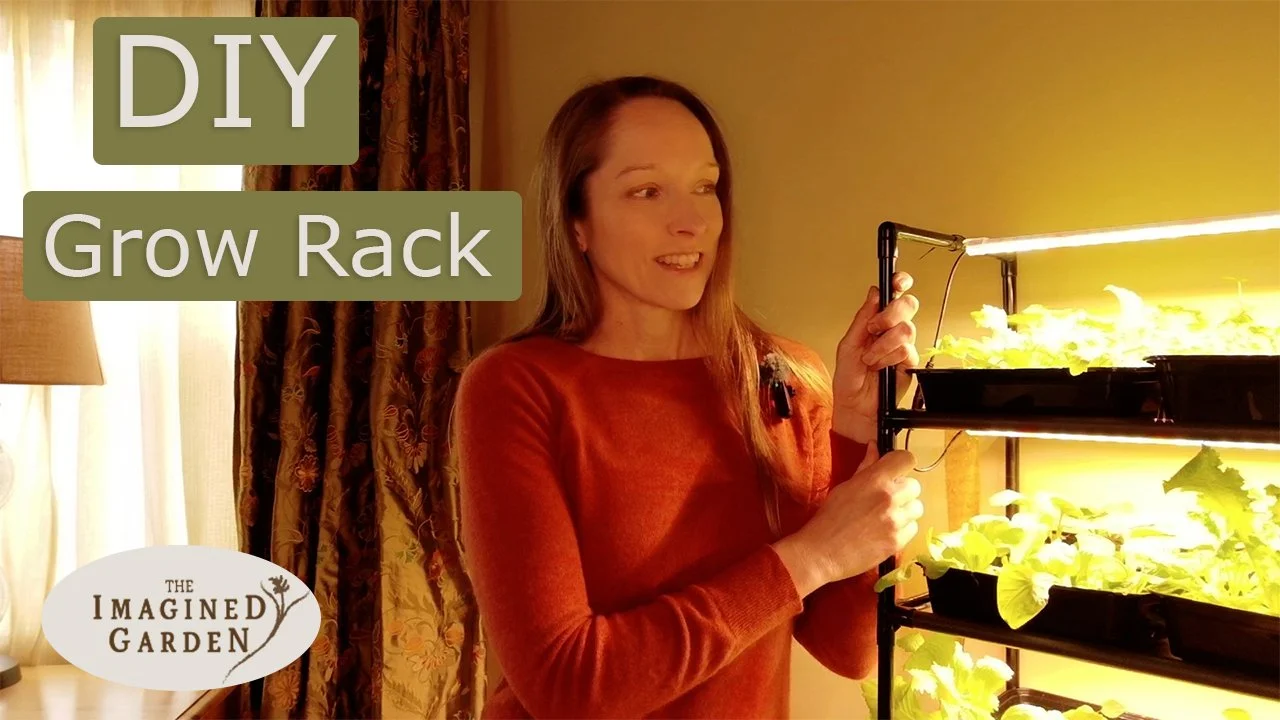 DIY Seed Starting Rack 