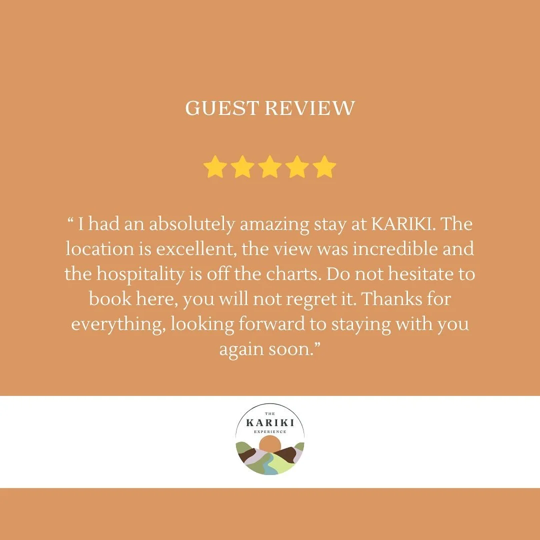 We love it when you love your stay with us 🧡
See link in bio to find out more about booking your next stay 👆🏼